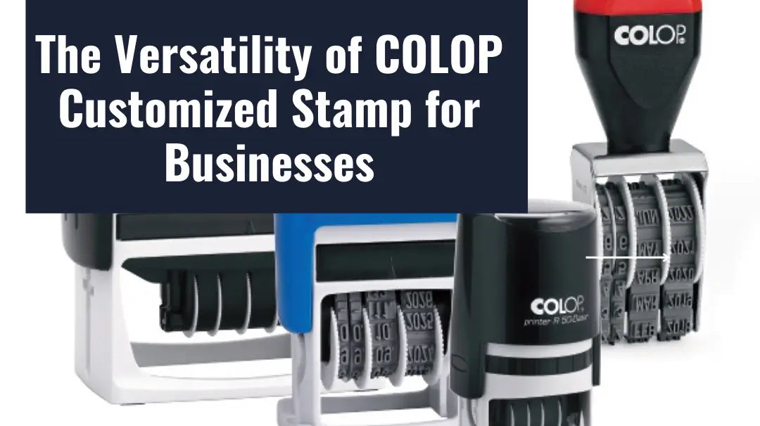 The Versatility of COLOP Customized Stamp for Businesses
