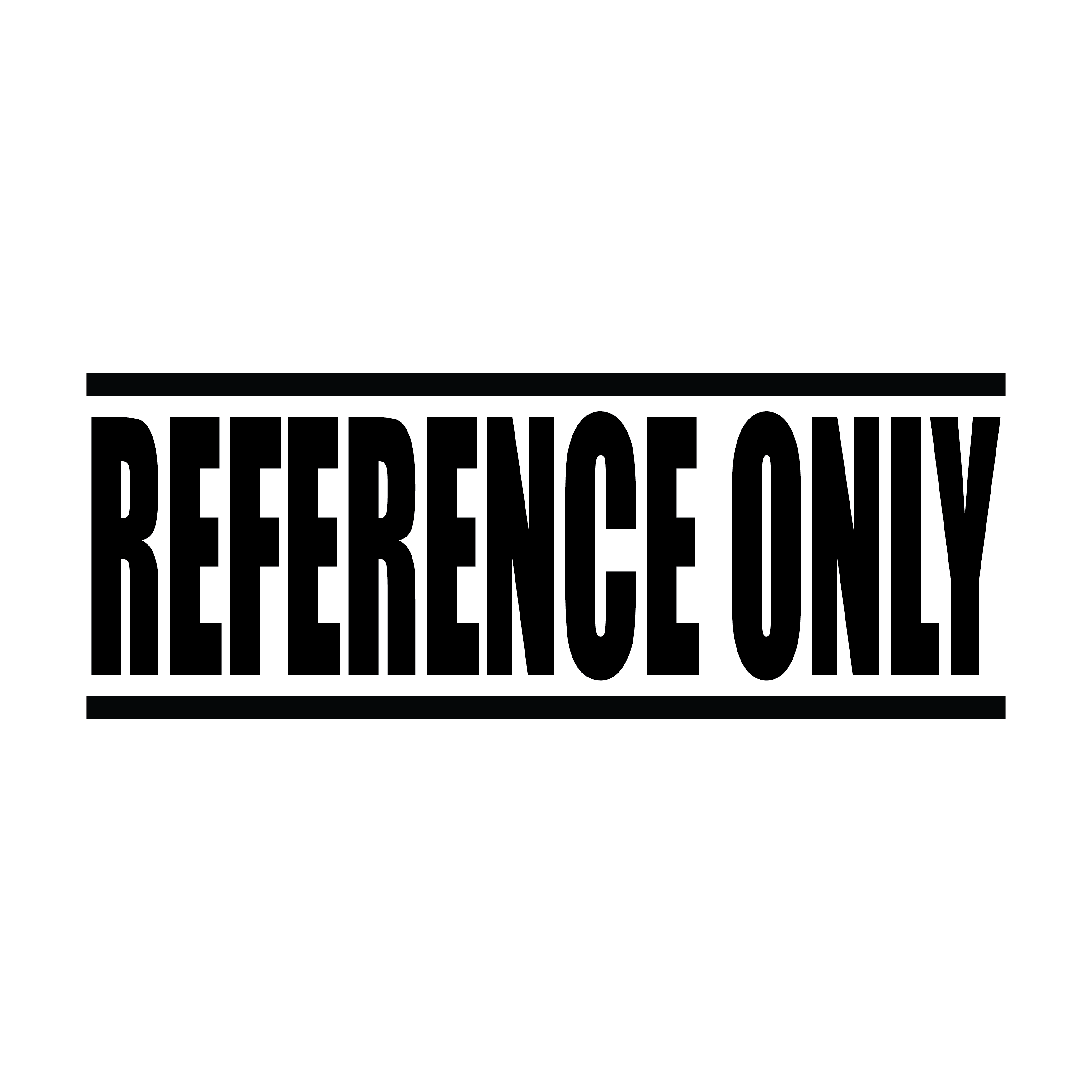 A Black pre-inked stamp with the words 'REFERENCE ONLY' printed across the top