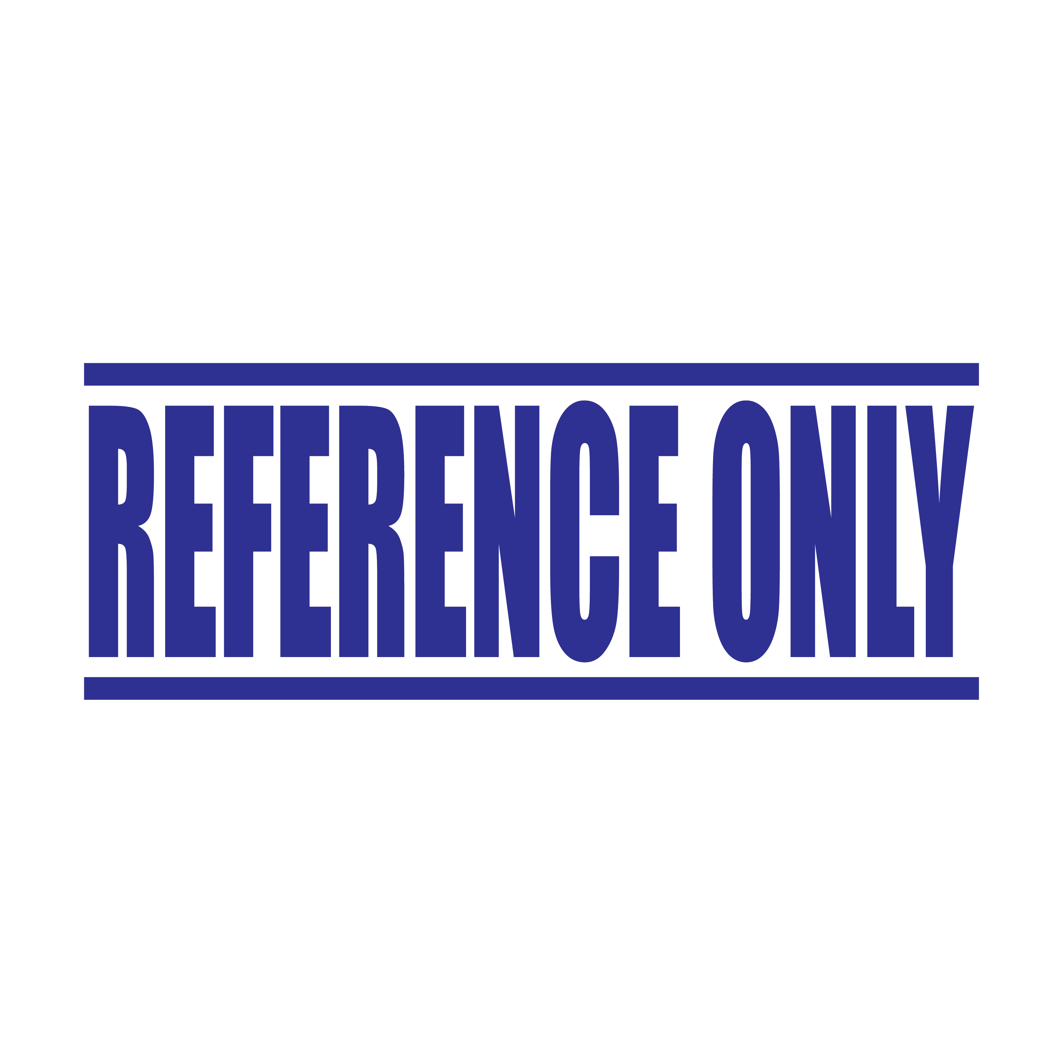 A blue ink stamp with the words 'REFERENCE ONLY' printed across the top