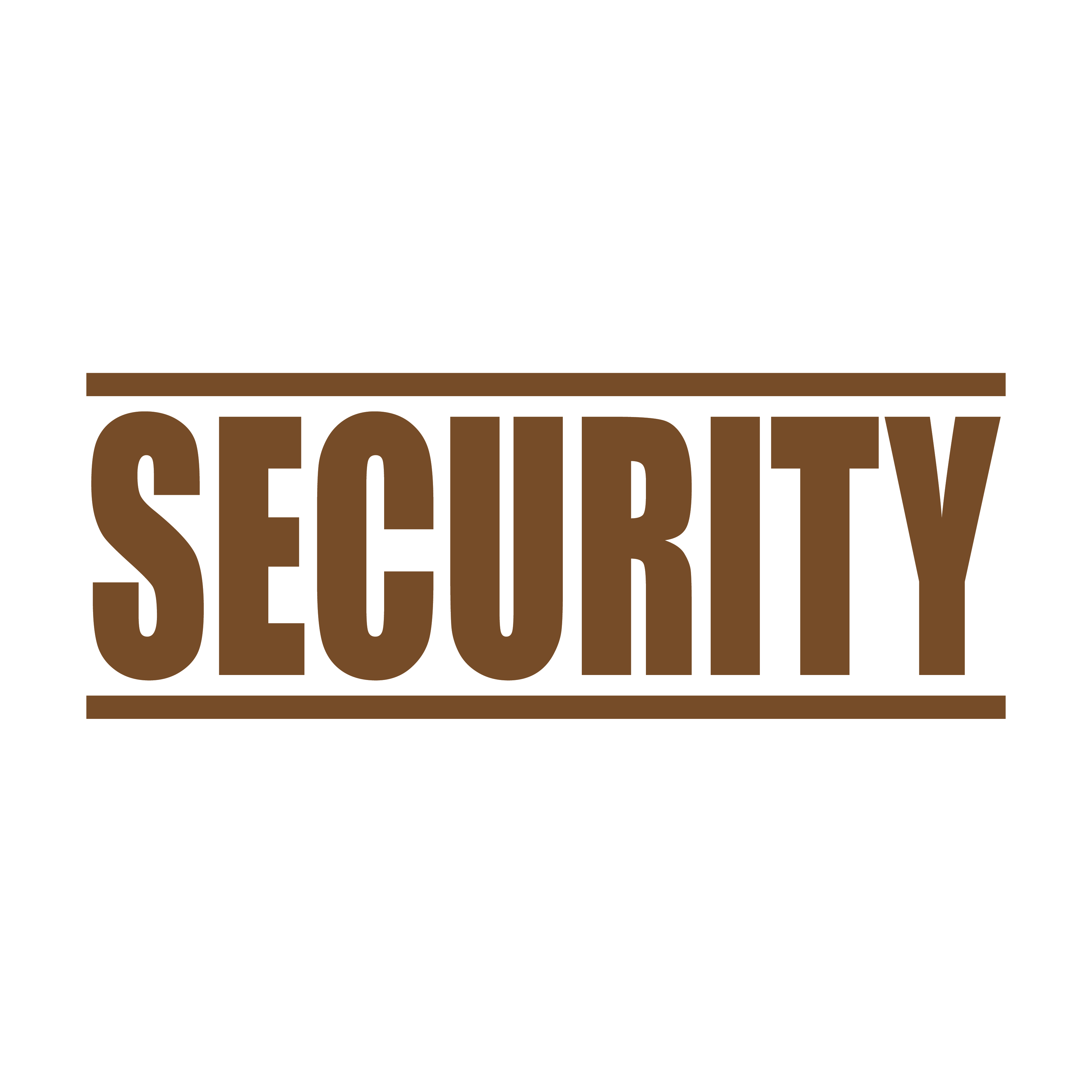 Brown Stamp, "Security" stock design