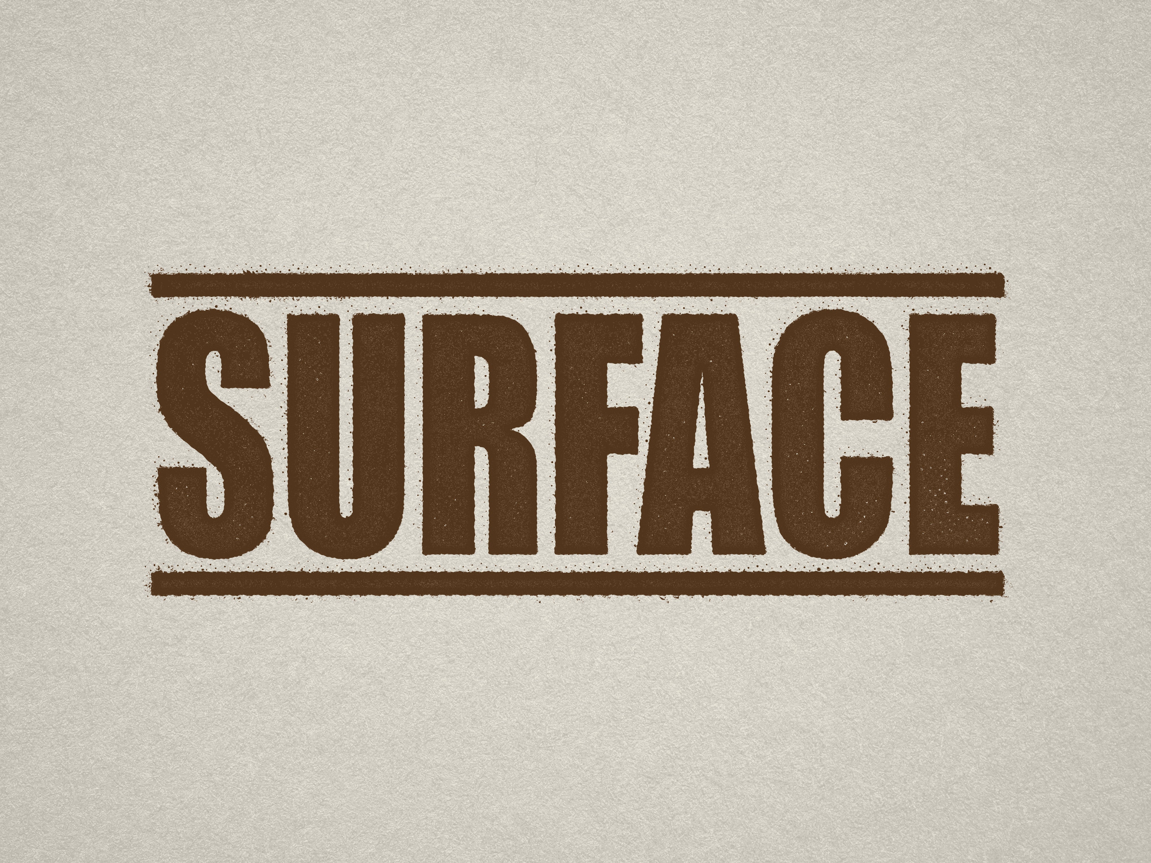 predesigned stamper Surface Brown ink