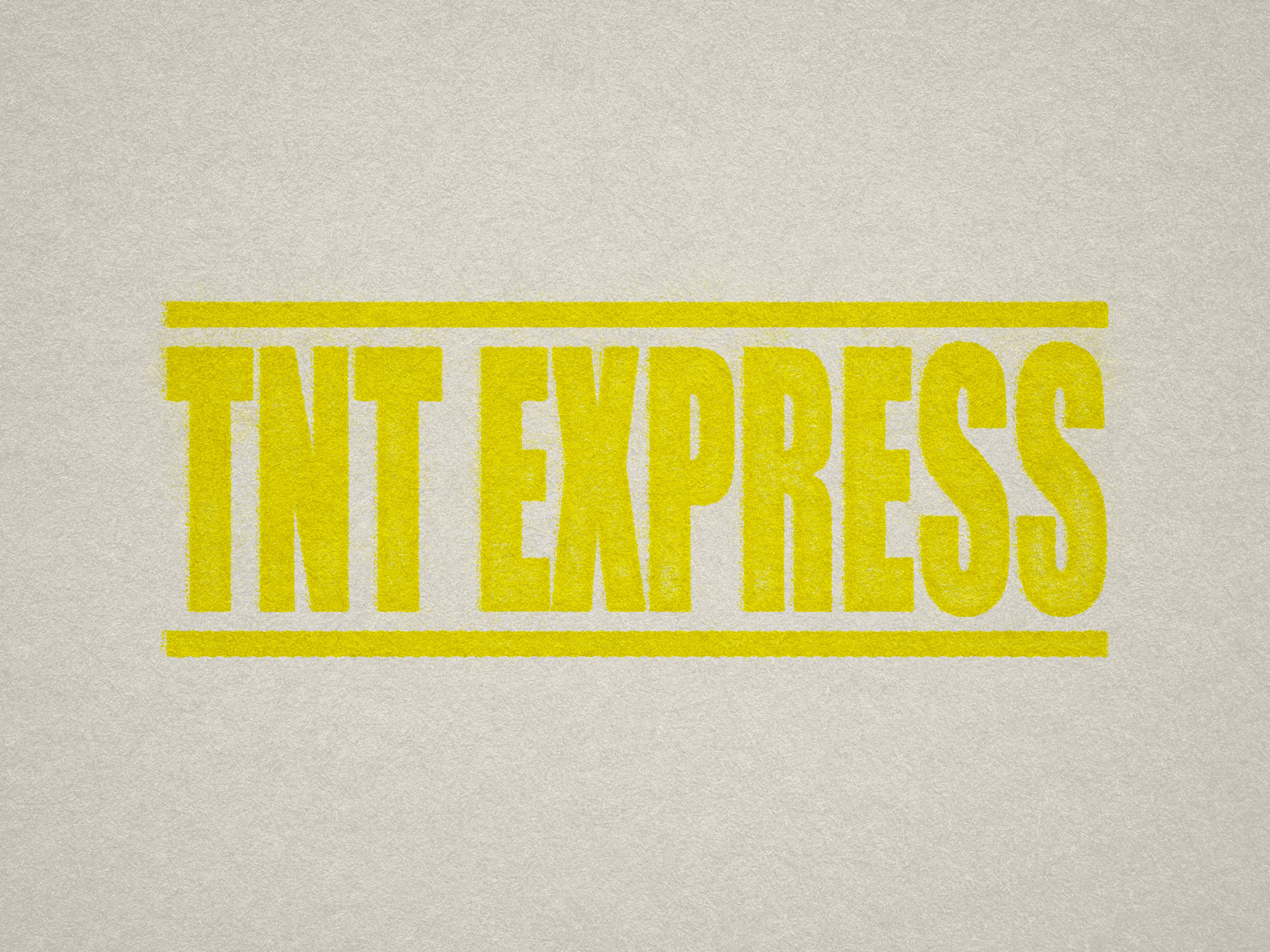 ready made TNT Express rubber stamp