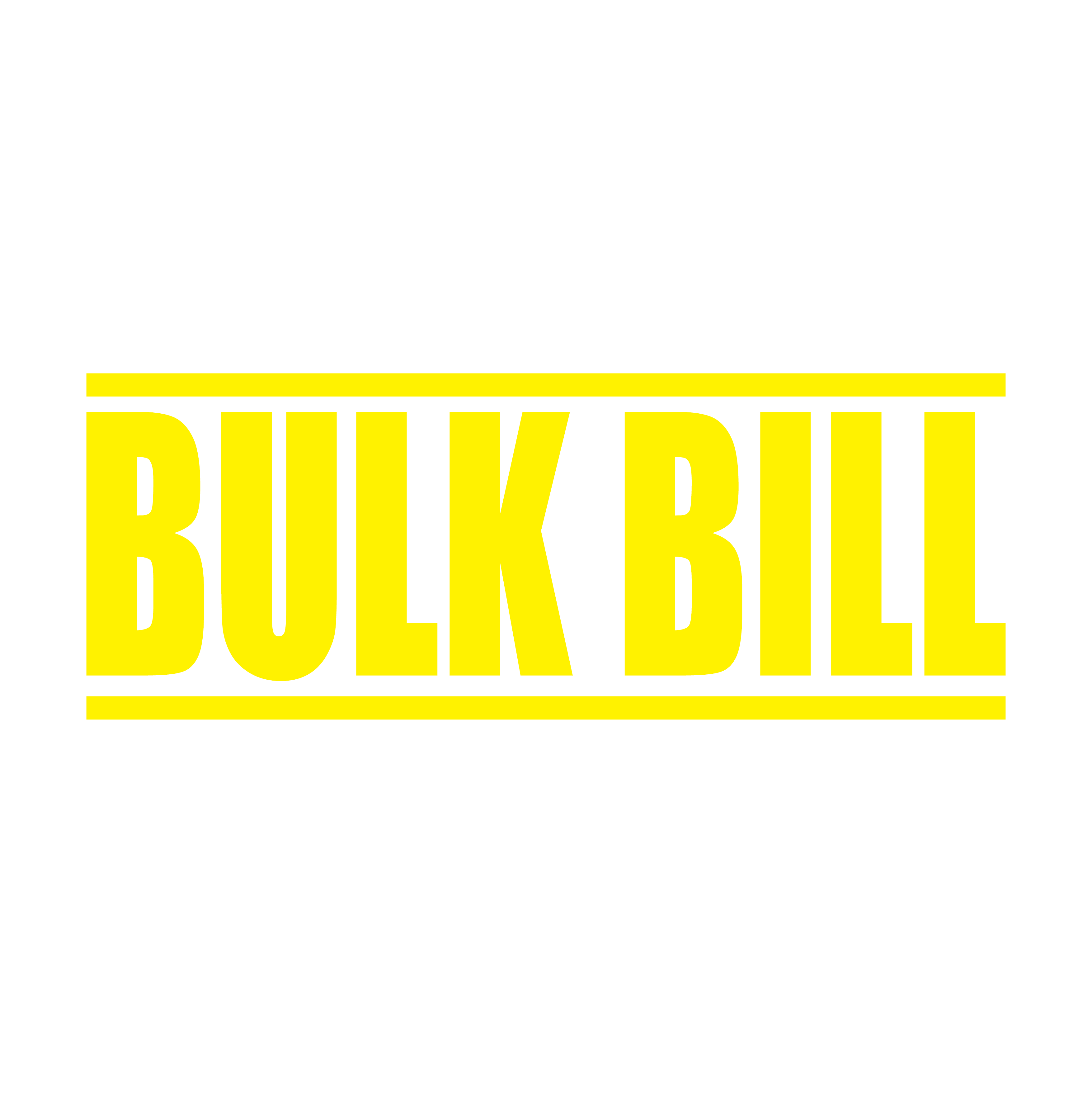 Bright Yellow Bulk bill stamp design