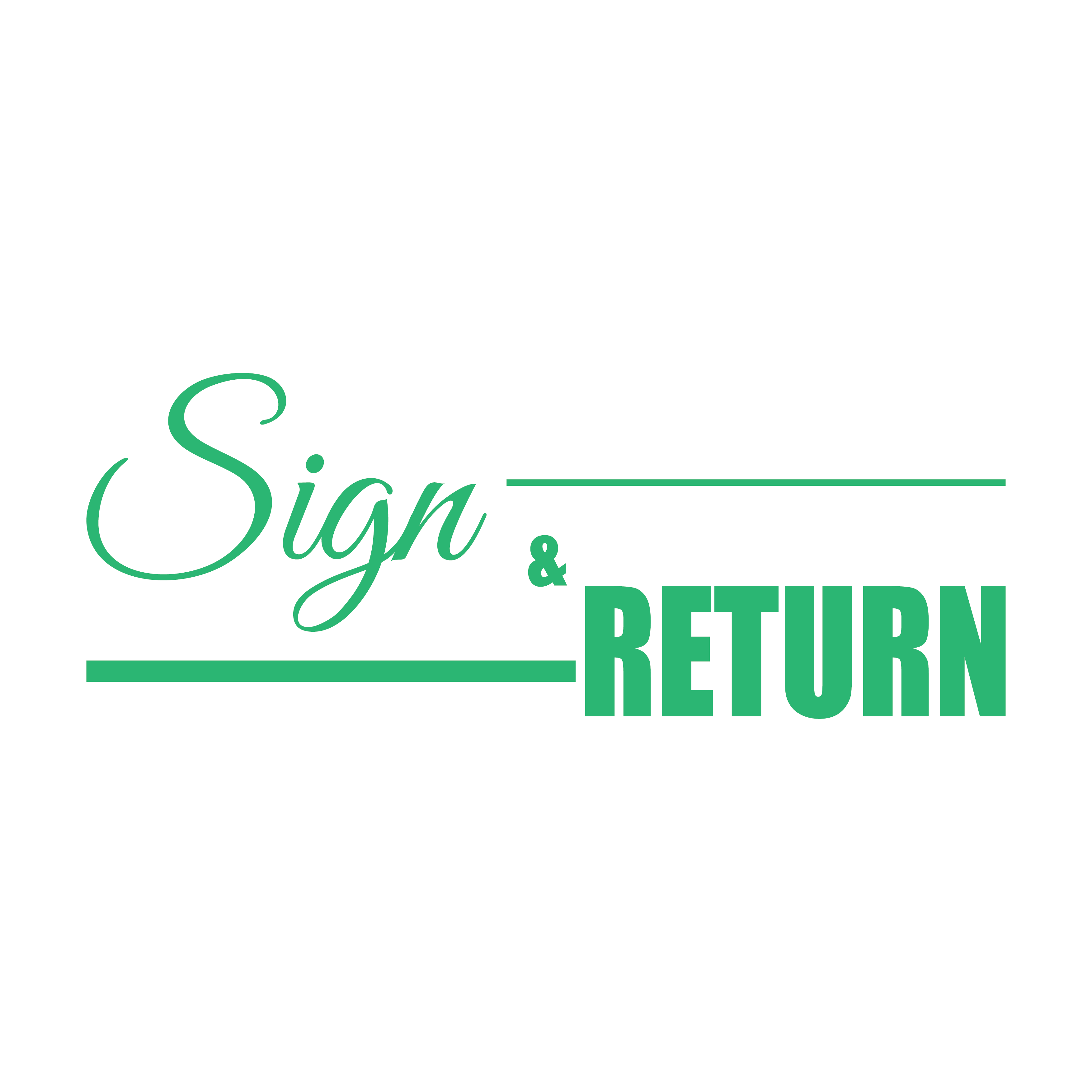 mint Sign and Return stamp