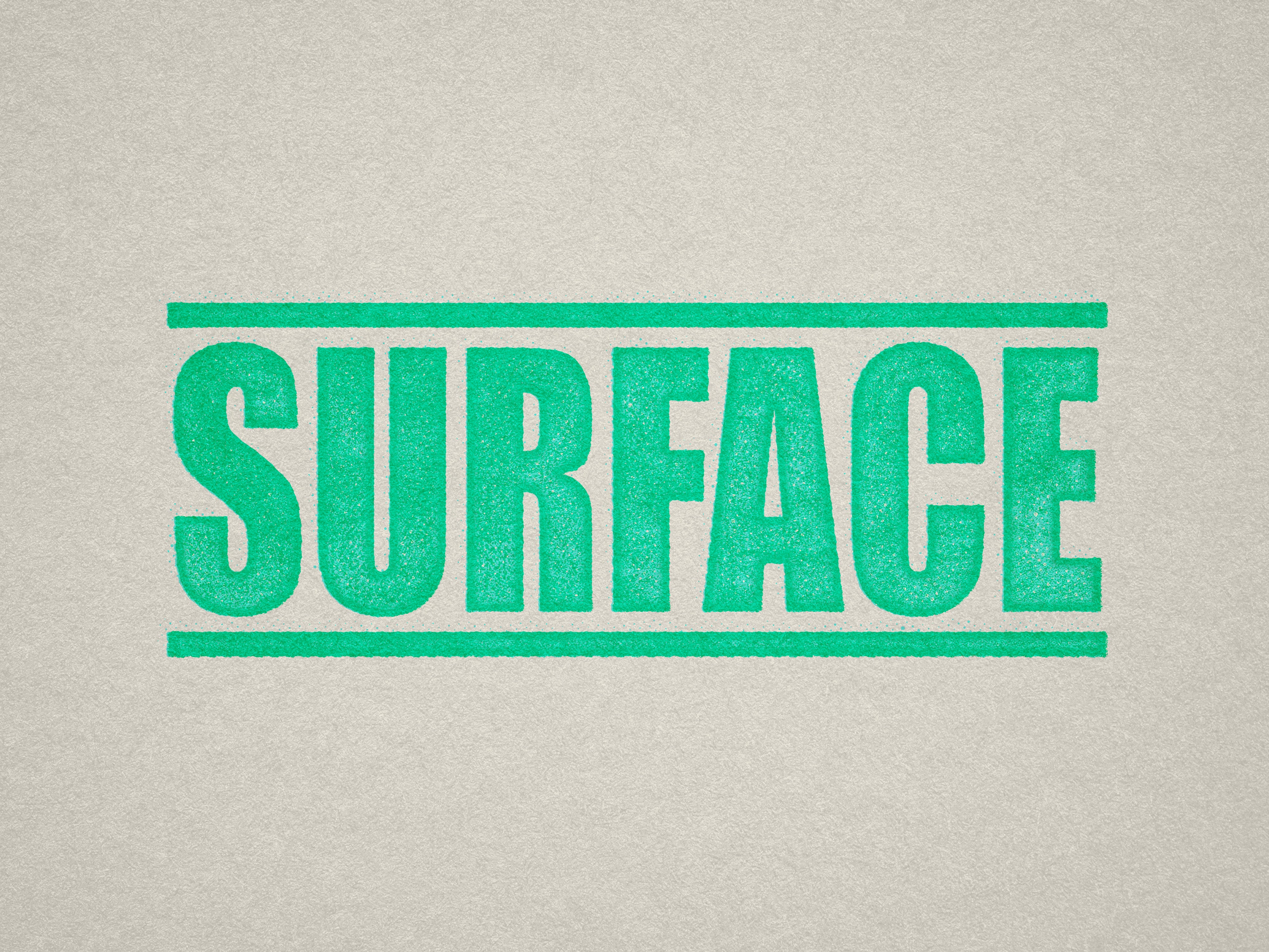 ready made ink Surface design mint ink