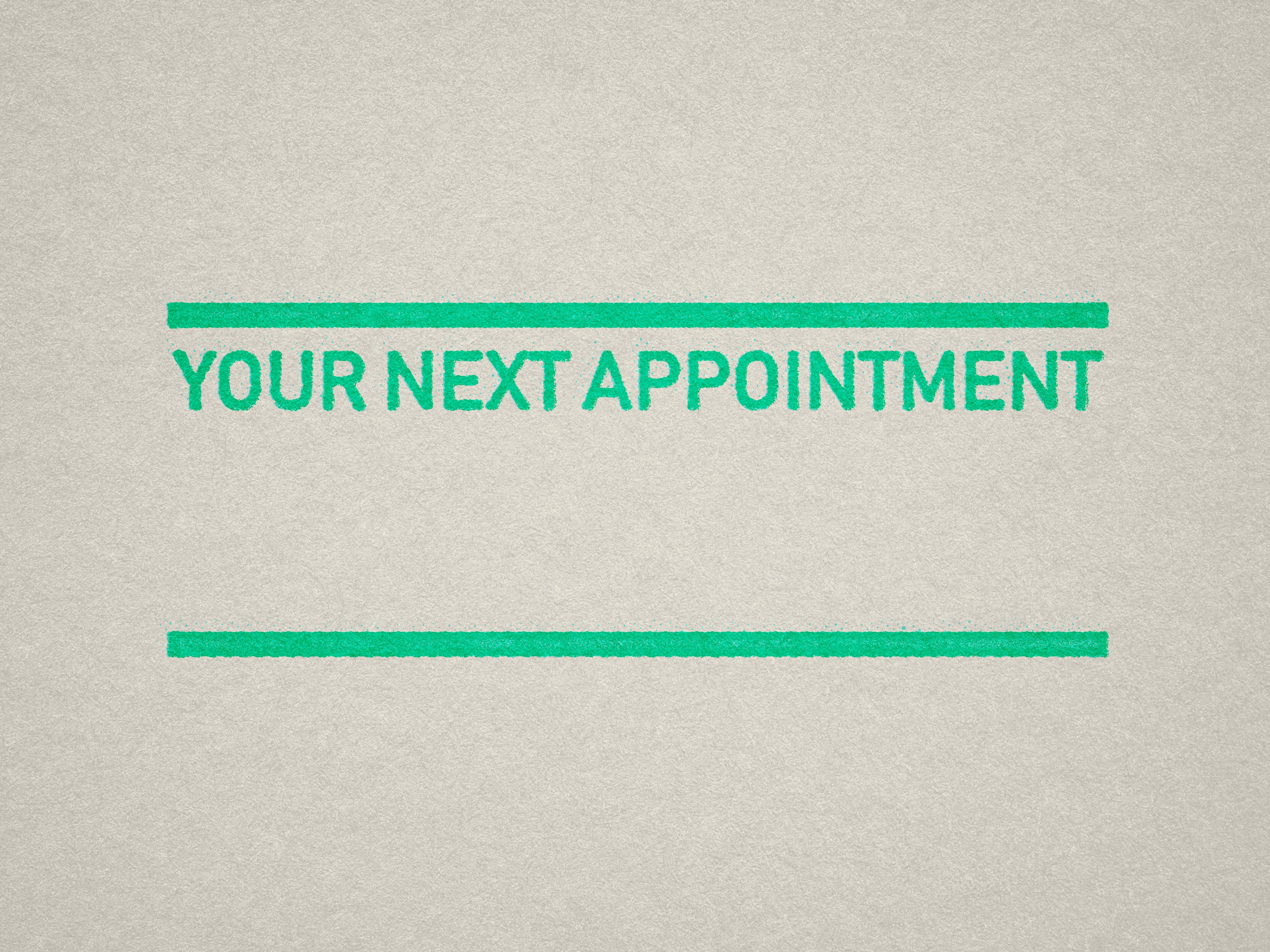 Small Date Stamp in Mint for Scheduling