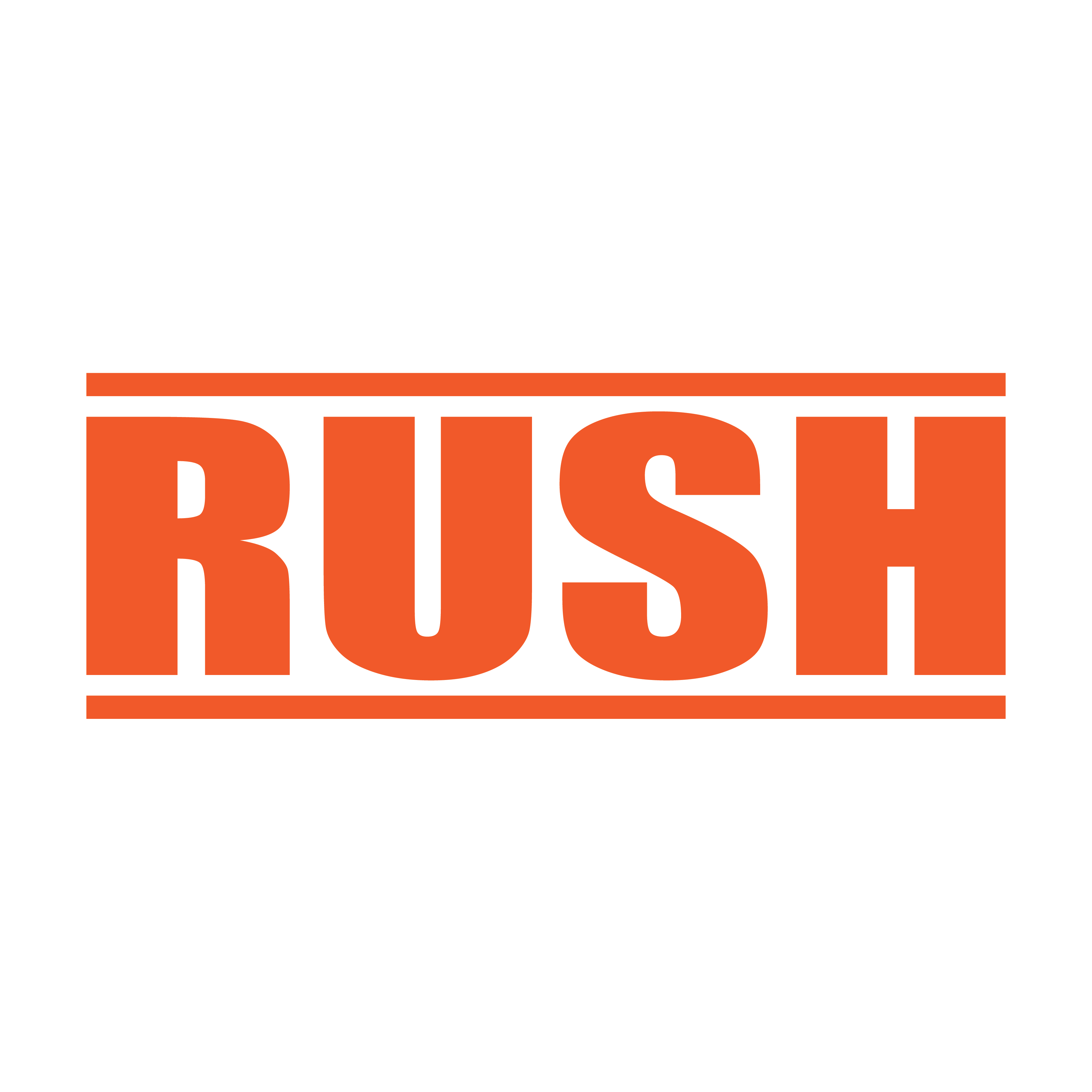 readymade RUSH stamp orange ink