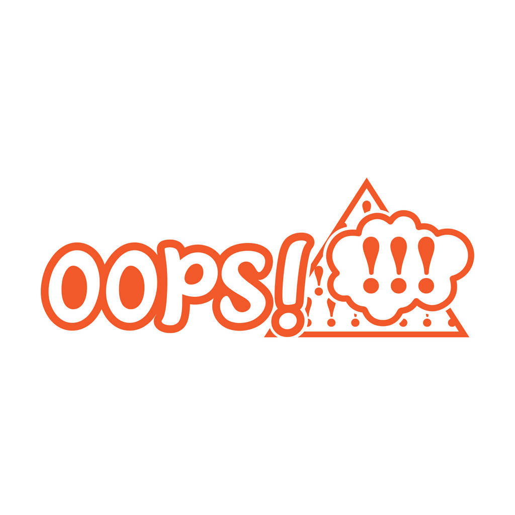 Correction "Oops" Stamp in Orange