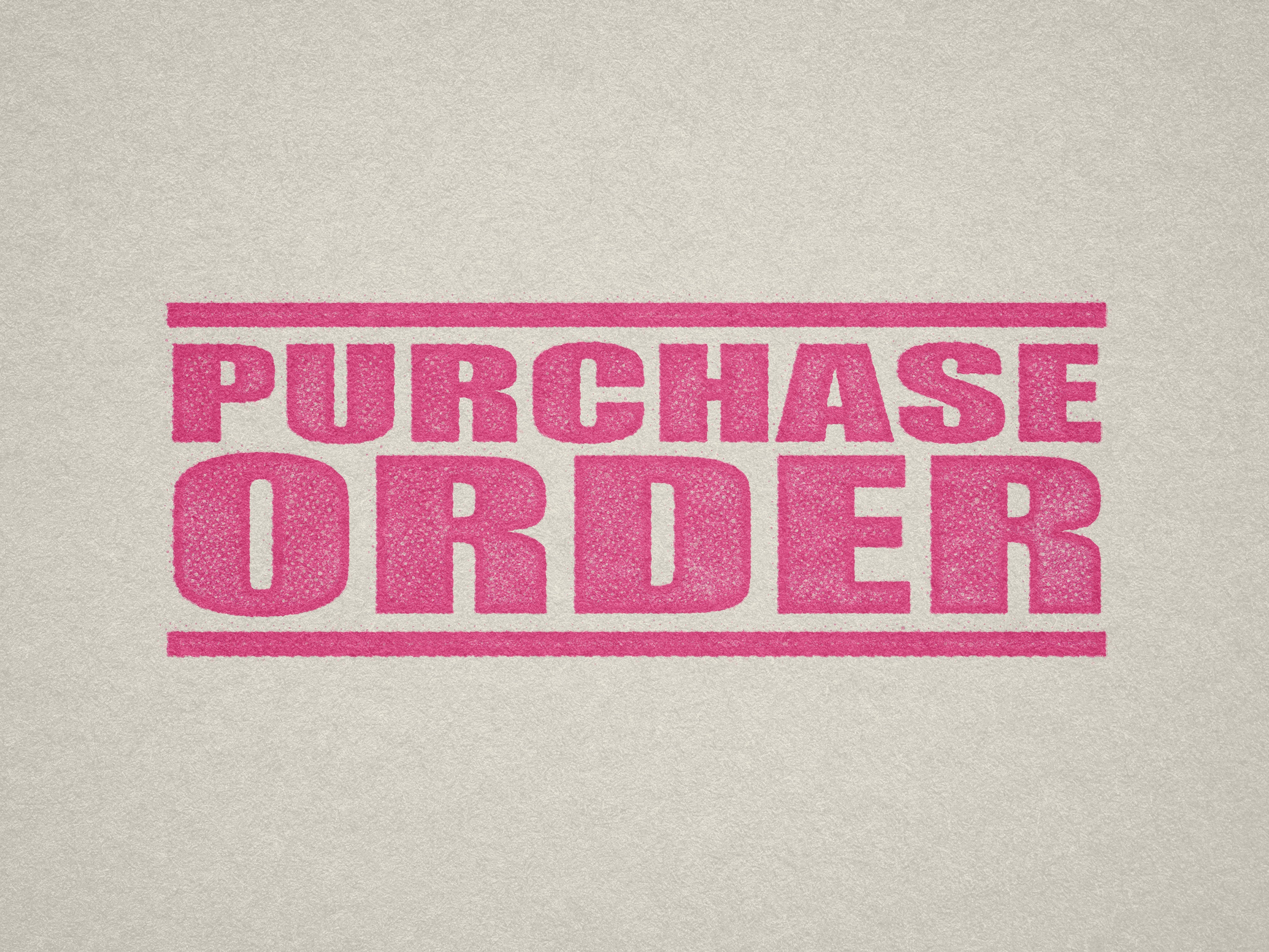 Buy Purchase Order stamp ink pink ink