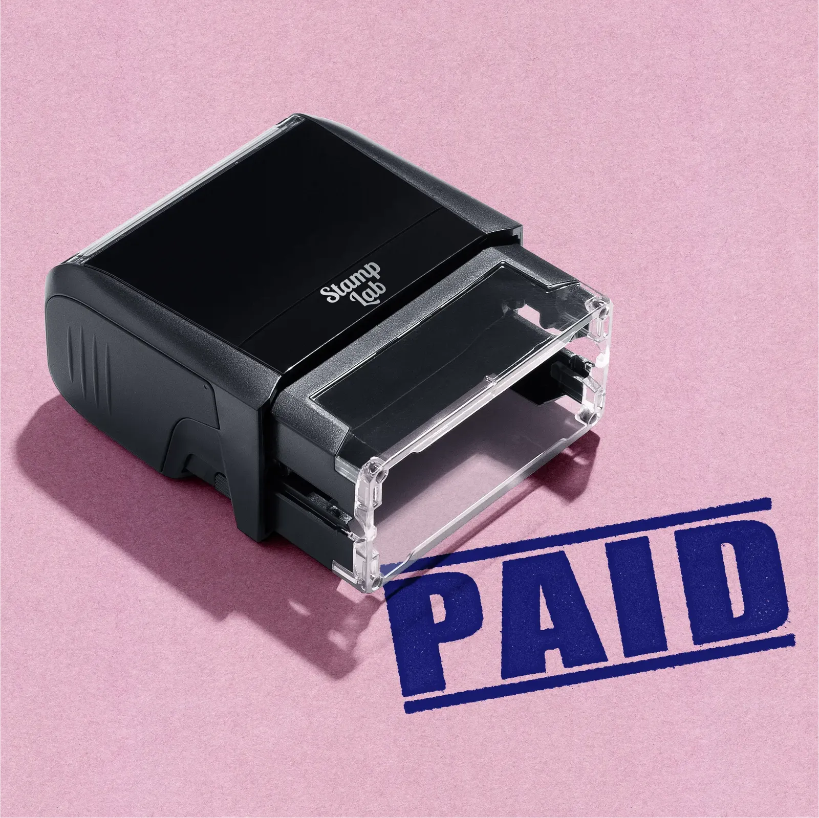 pre-designed Paid rubber stamp
