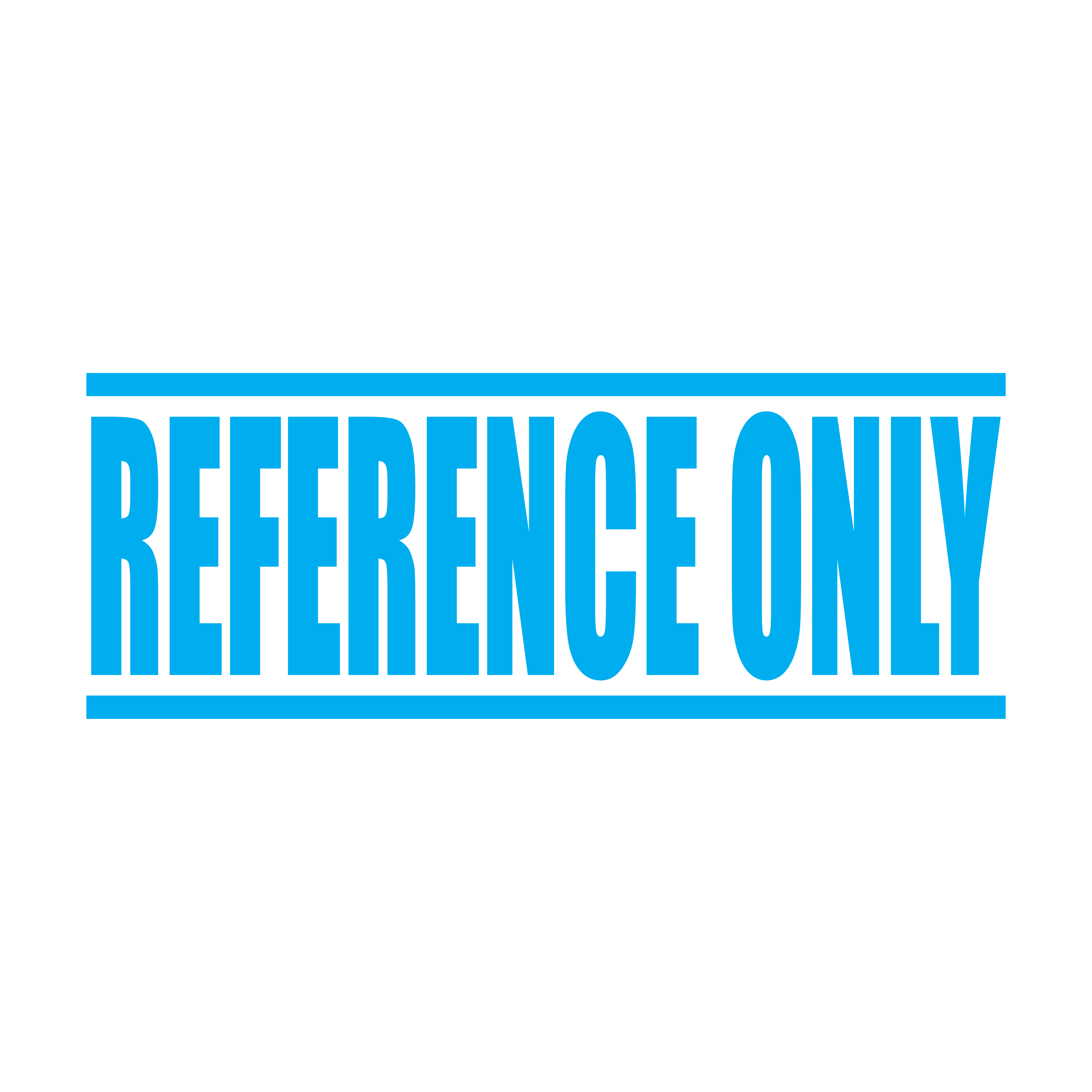 sky blue 'REFERENCE ONLY' stamp