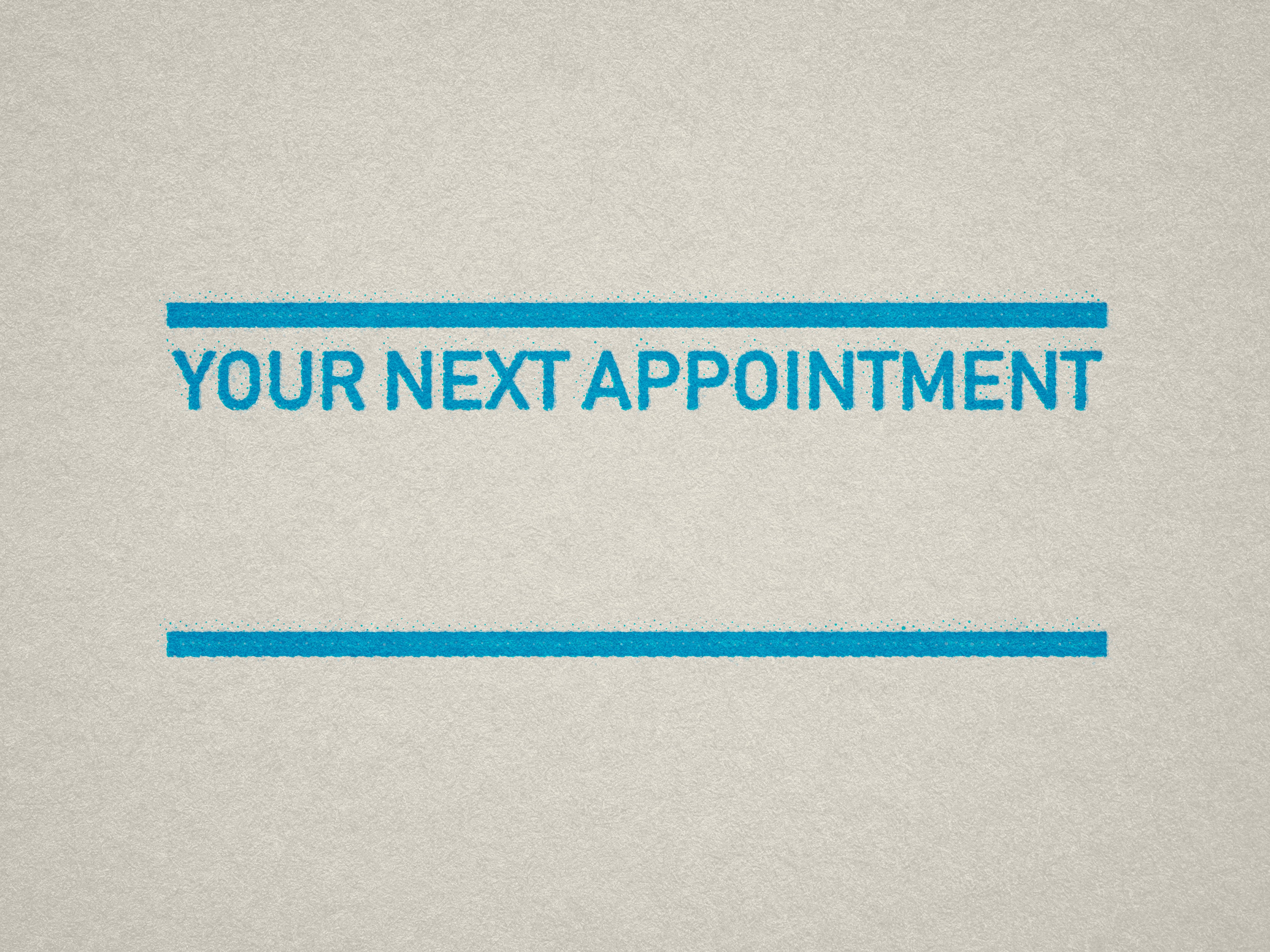 Small Date Stamp in Turquoise for Scheduling