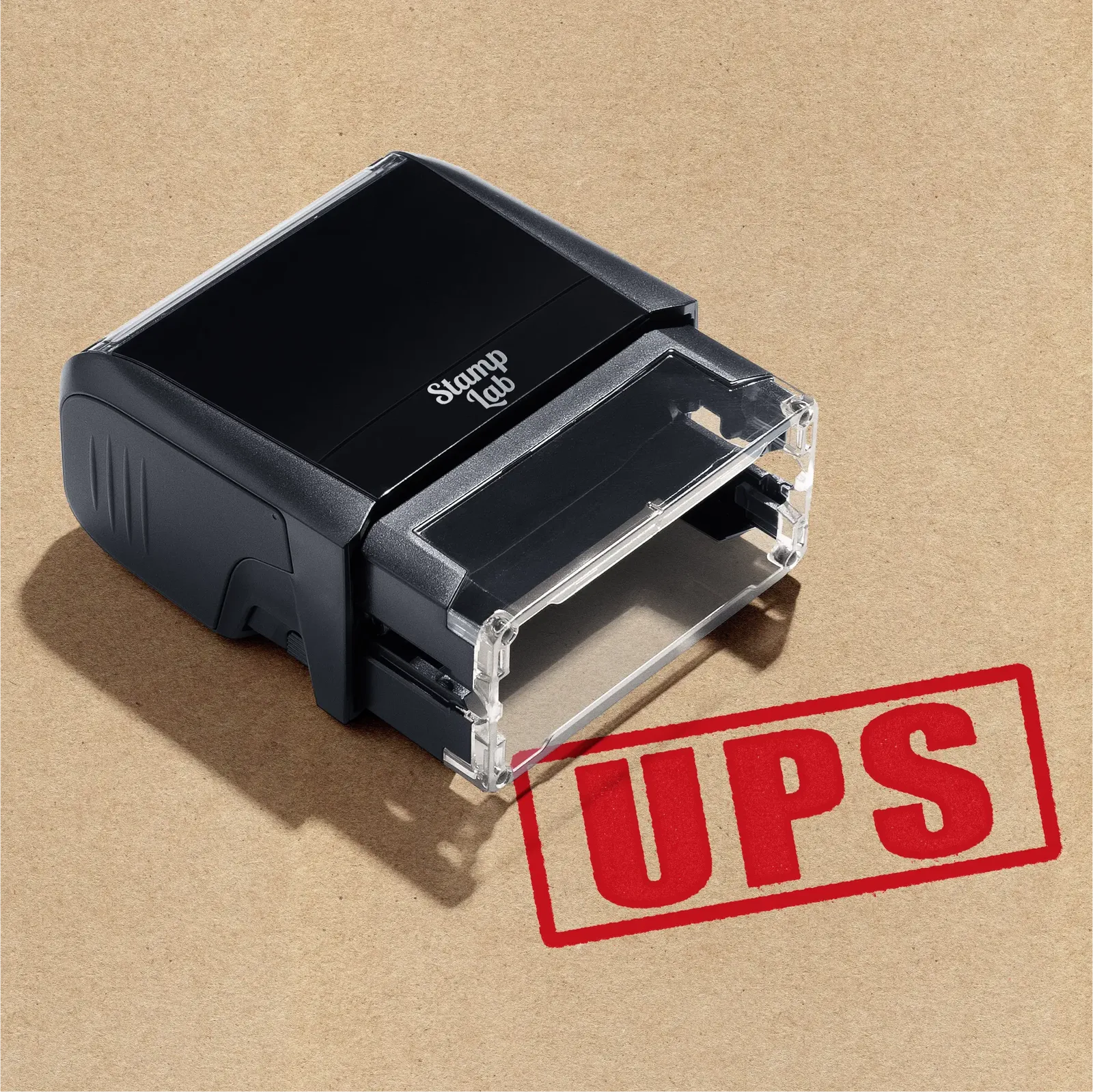 rubber stamp UPS design