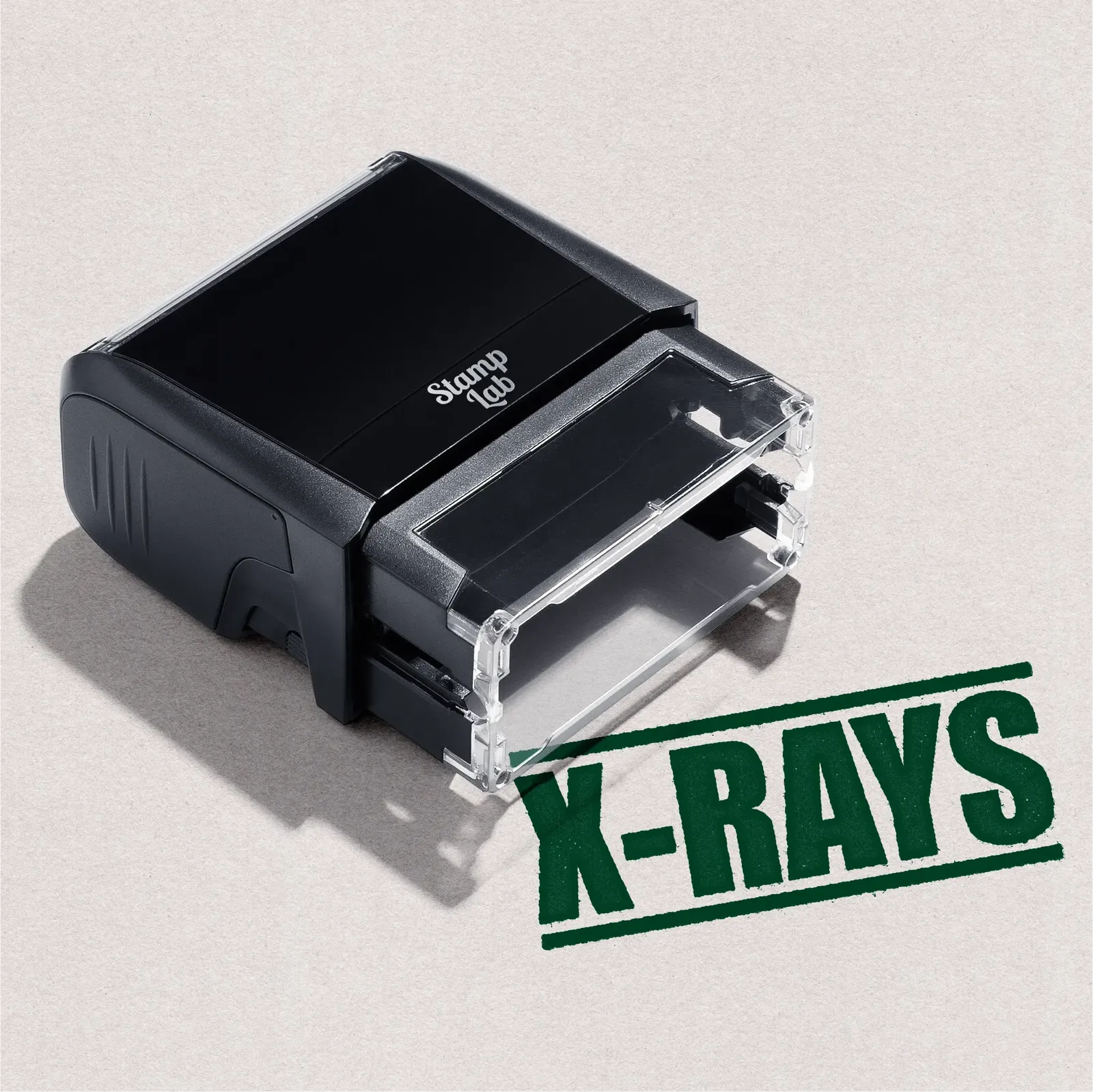 predesigned X ray Stamp green