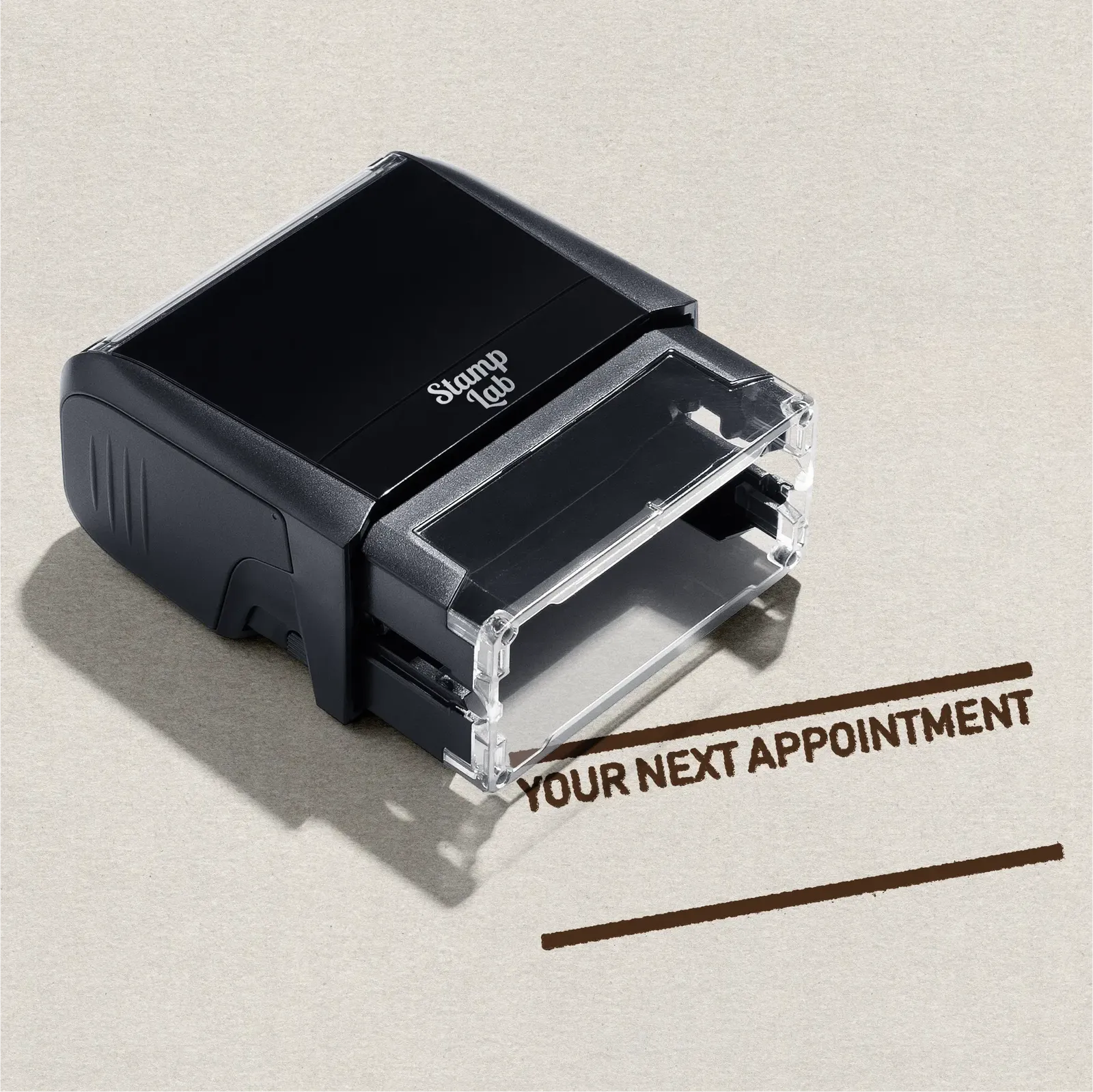 "Your Next Appointment" booking stamp ready made design