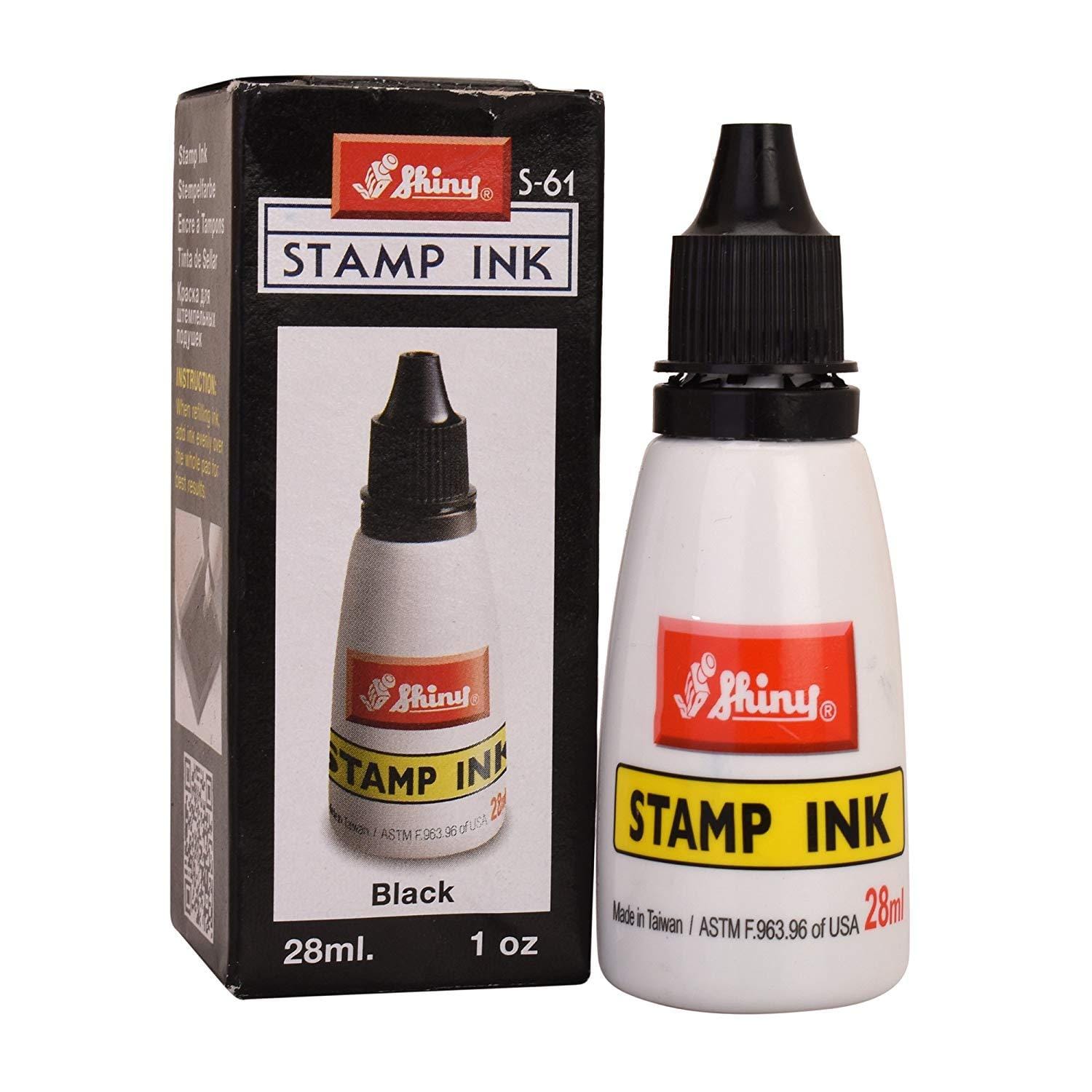 Shiny Black ink pad refill