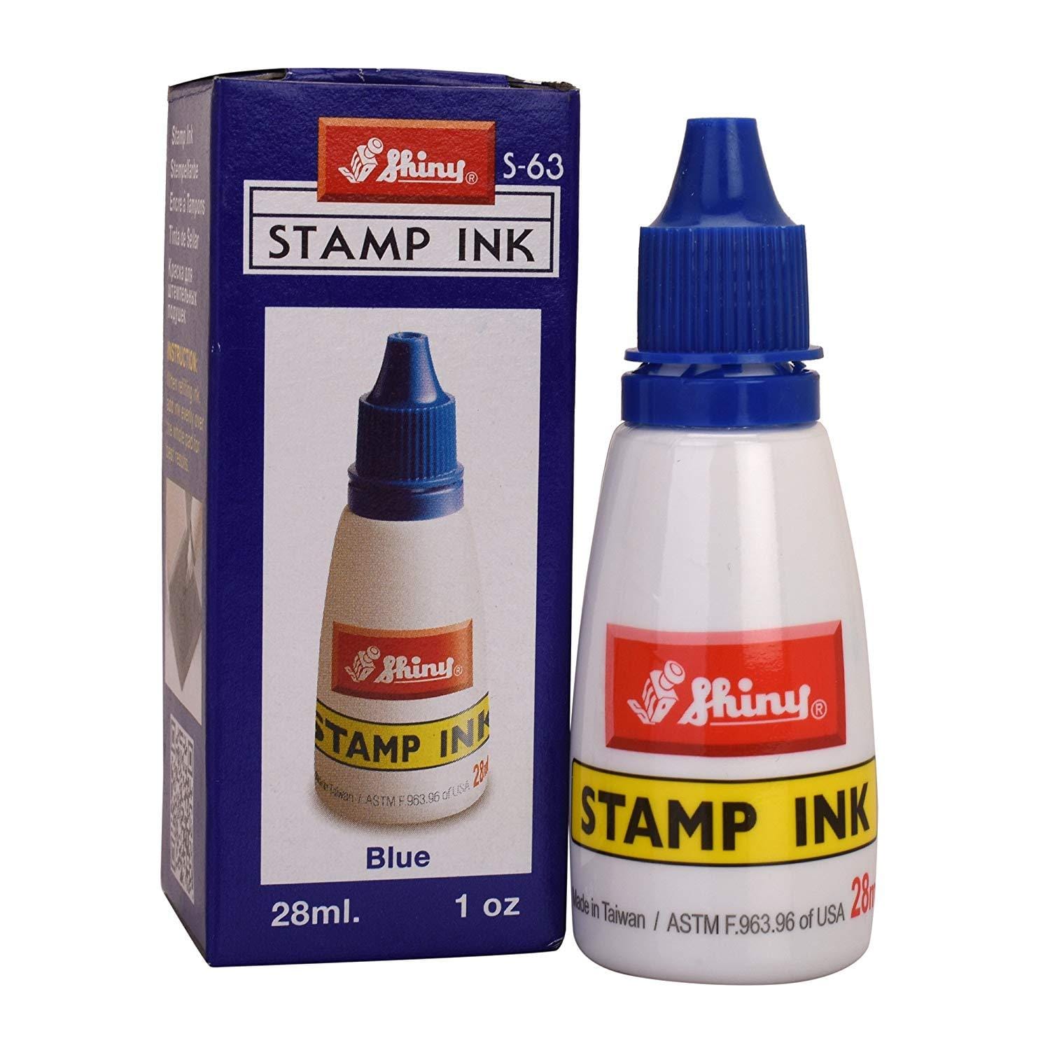 Shiny S-63 Blue Stamp Ink 28ml