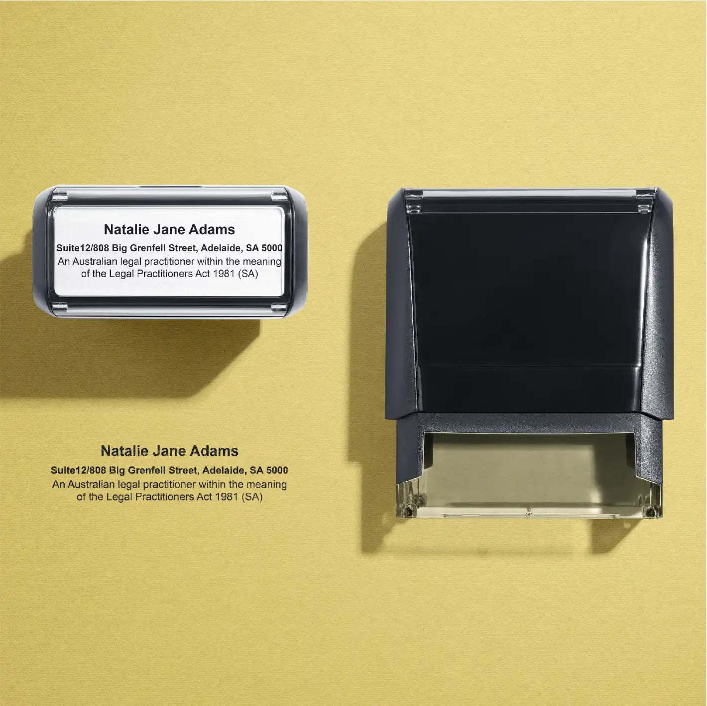 Lawyer Name stamps South Australia