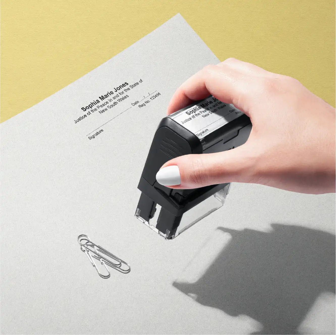 NSW Name Stamp Self-Inking