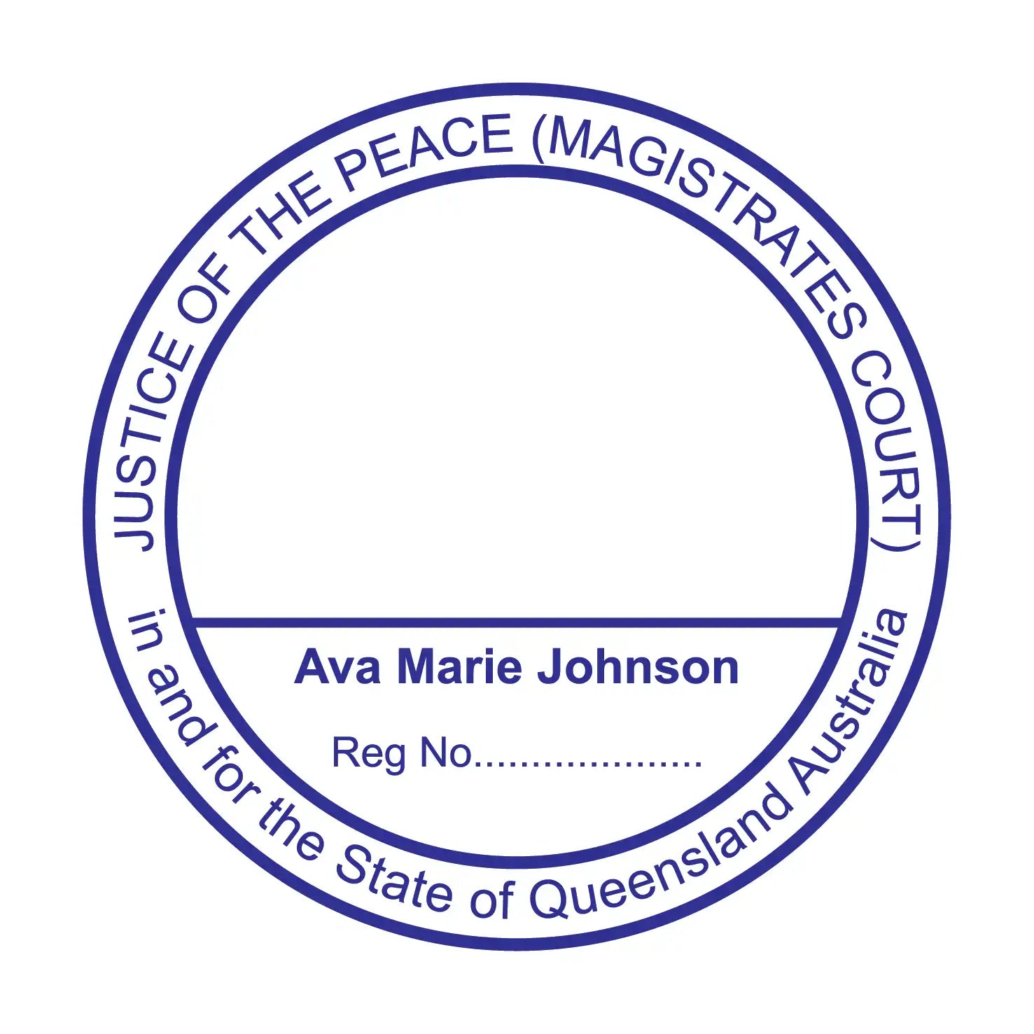 QLD justice of the peace (magistrates court) stamp