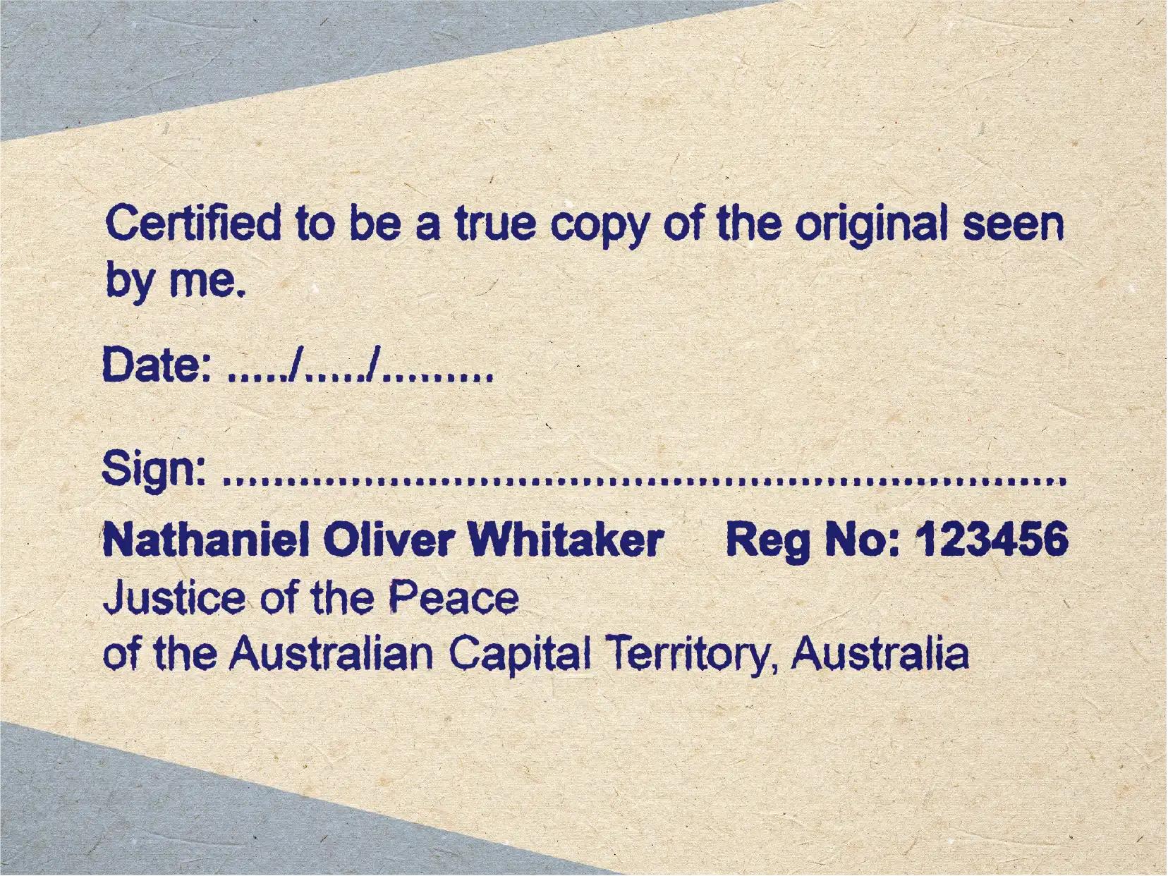 order online Large JP stamps for ACT