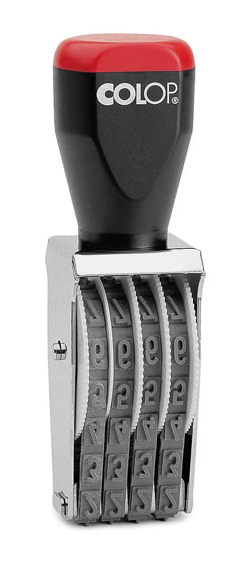 Colop Number Stamps 9mm x 4 band