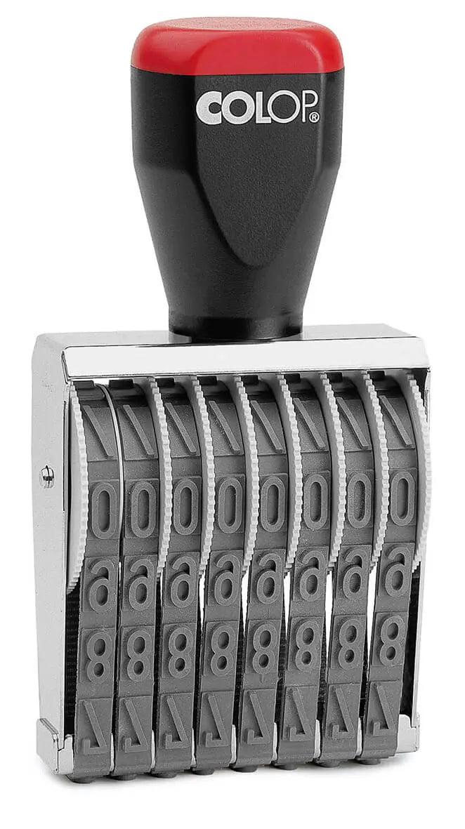 9 mm Traditional Numbering Stamps