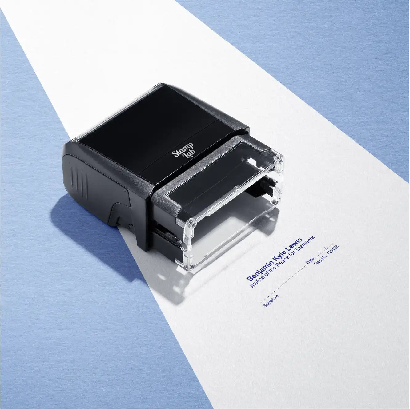 self-inking JP stamps TAS