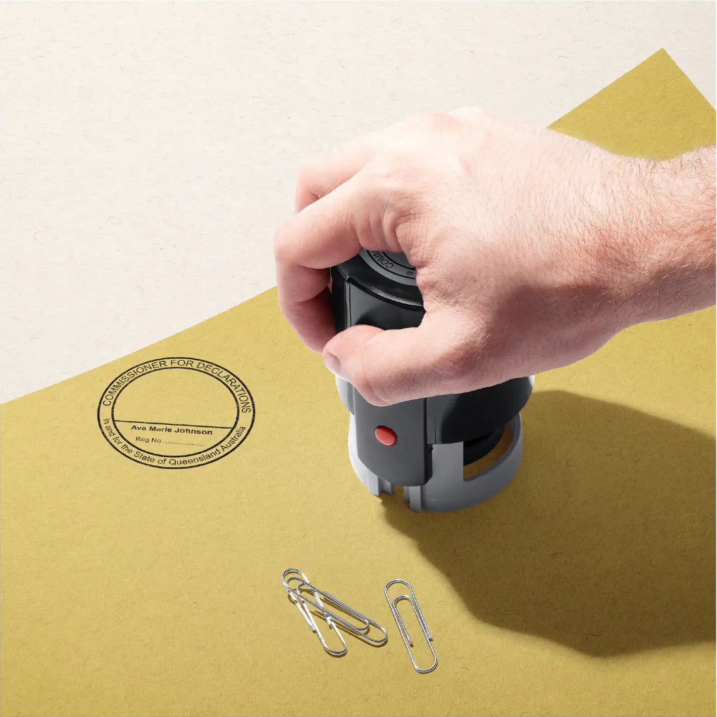 Buy custom cdec Self inking stamps QLD