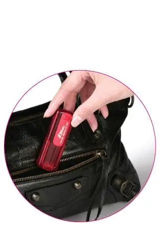 Travel Stamp Solution Shiny S-722 Pocket stamp in hand bag