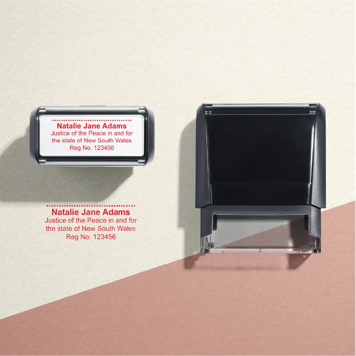 Buy online custom NSW Jp Stamps Red ink