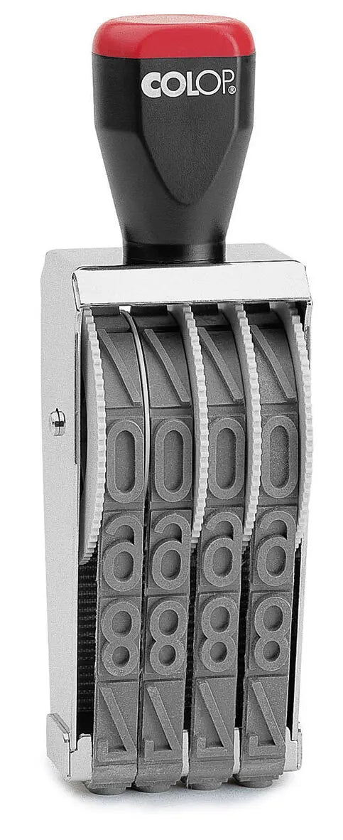 Extra Large Number Stamps 18mm x 4 band