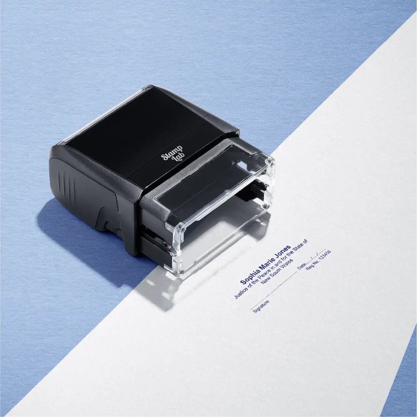 New South Wales JP Name and signature stamp