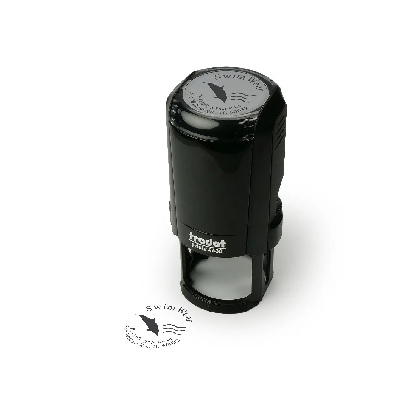 Trodat 4630 self inking stamps machine and impression