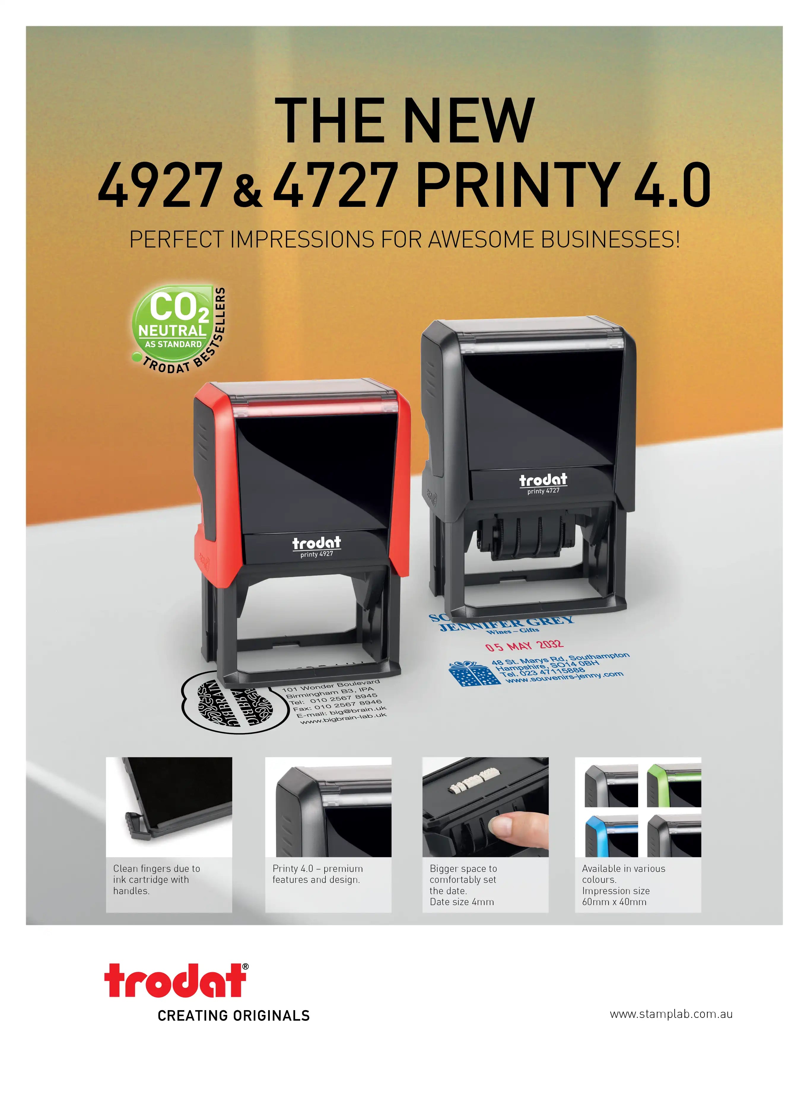 Introducing New Trodat Printy 4927 update to 4.0