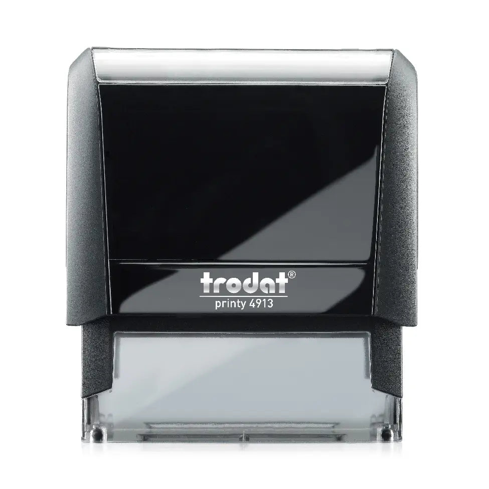 Trodat 4913 self inking stamp black