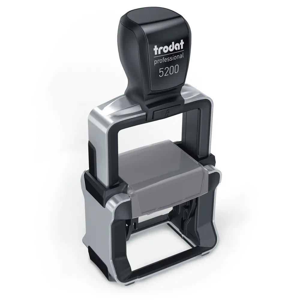 angle shot of Trodat 5200 Self inking stamp