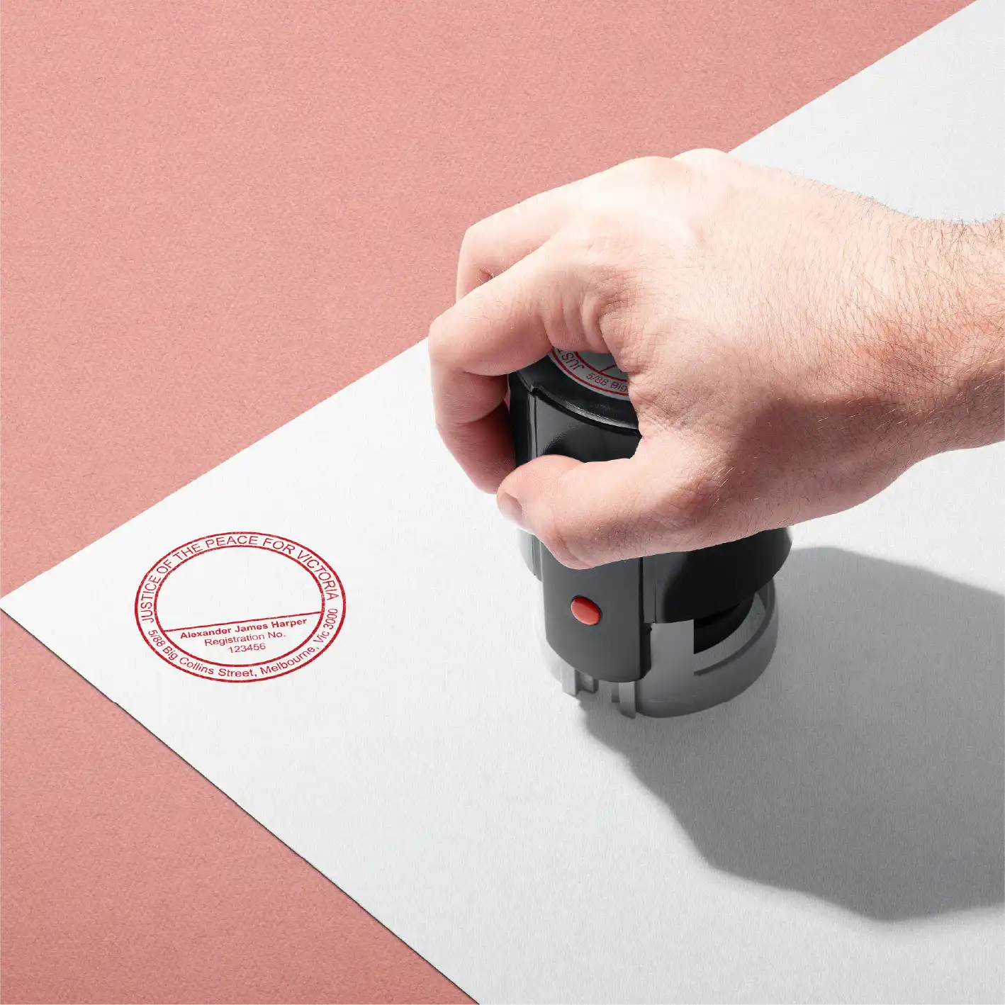 Hand stamping Custom Round jp stamp