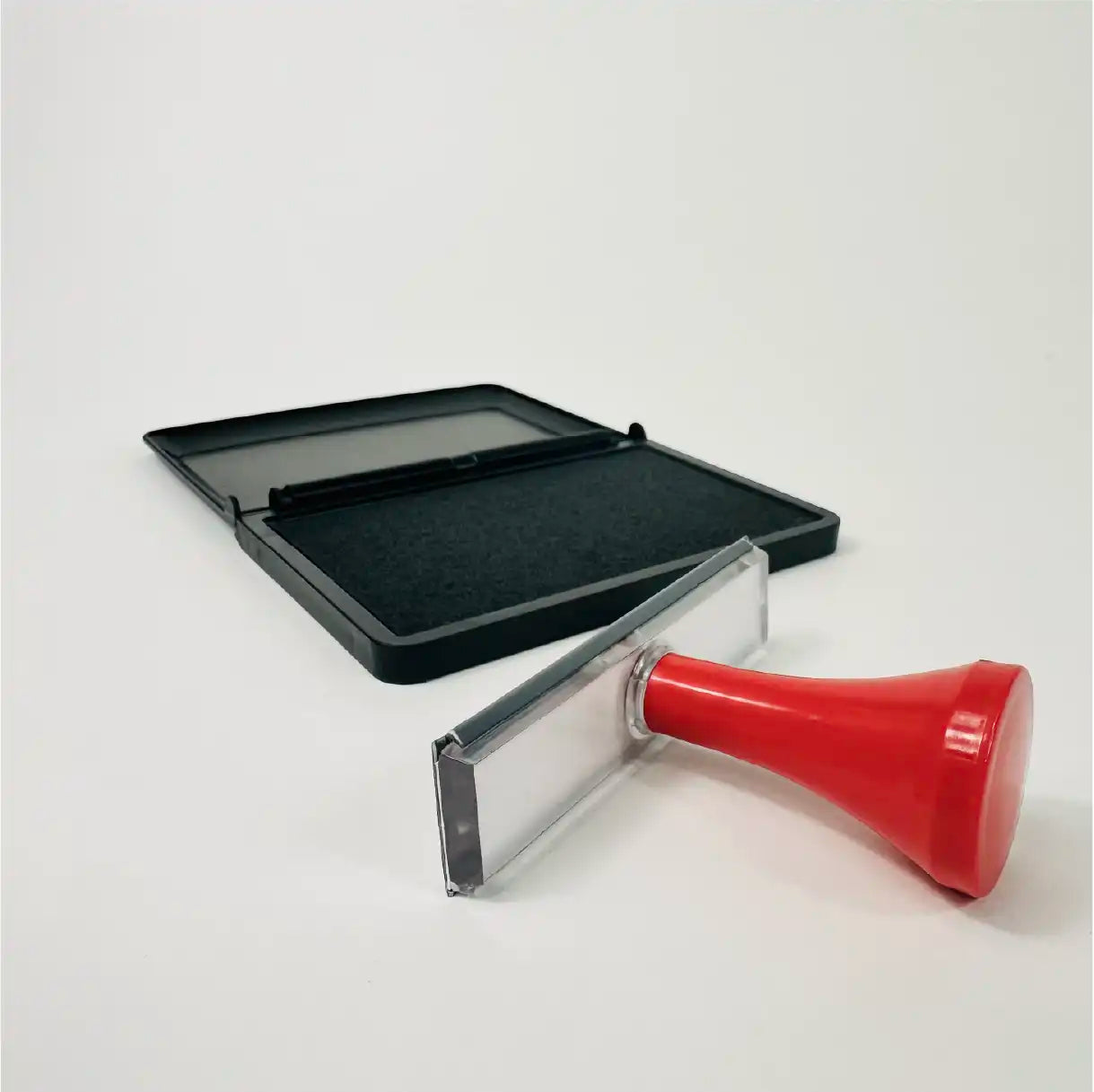 Vue Stamp Rubber hand Stamp with Ink tray