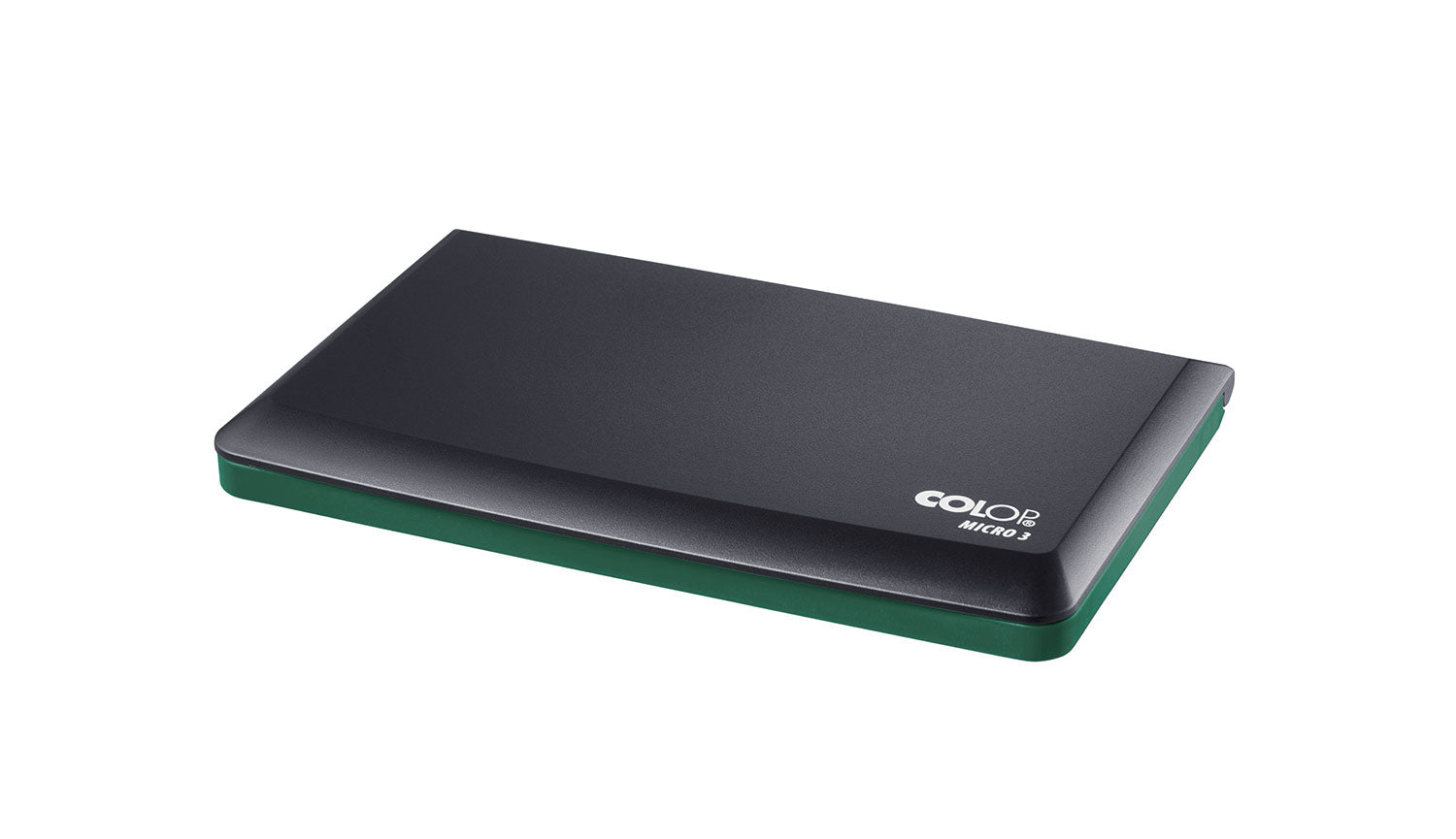 large stamp pad, green ink closed