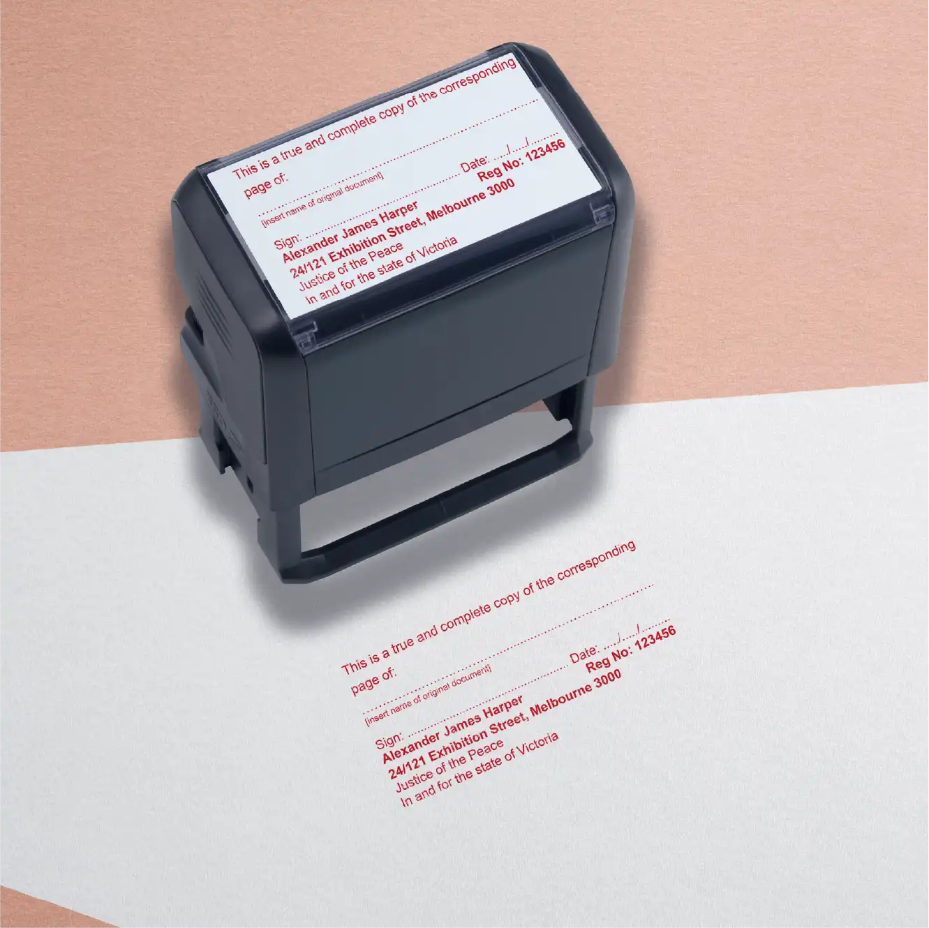 Specialised legal stamps for EPA in Victoria