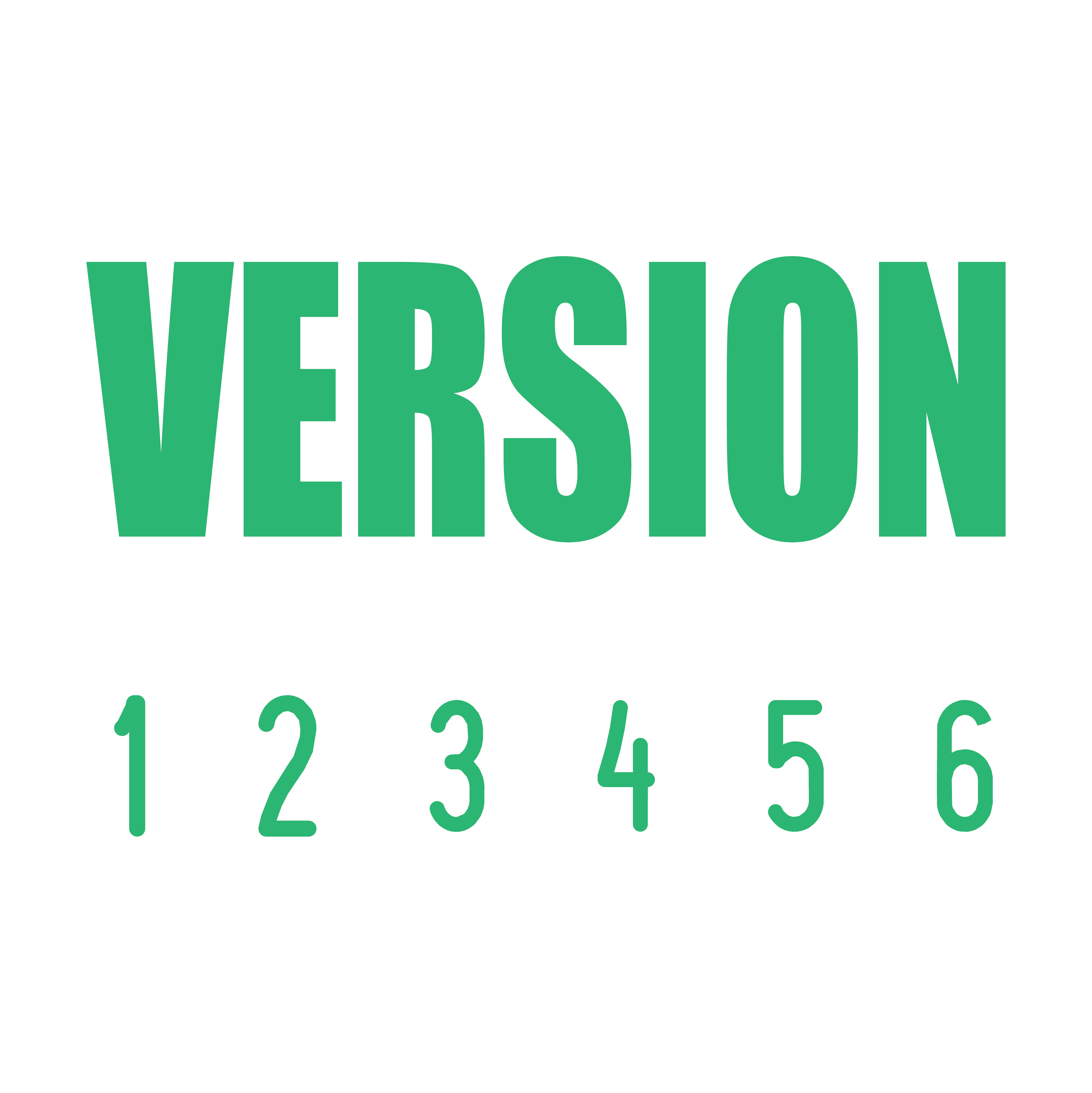 Mint 09-5015-version-mini-number-stamp