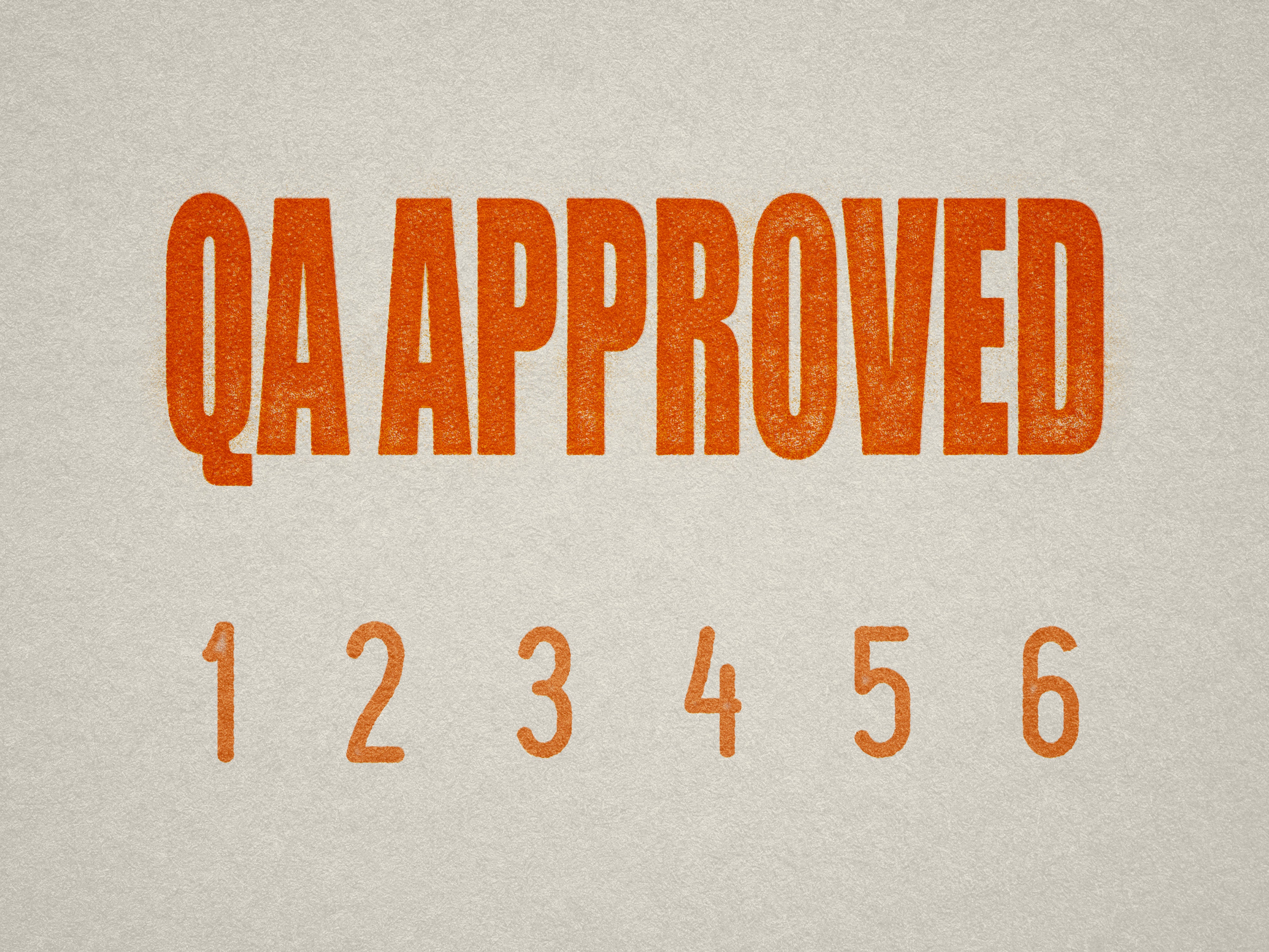 Orange 10-5009-qa-approved-mini-number-stamp-mockup