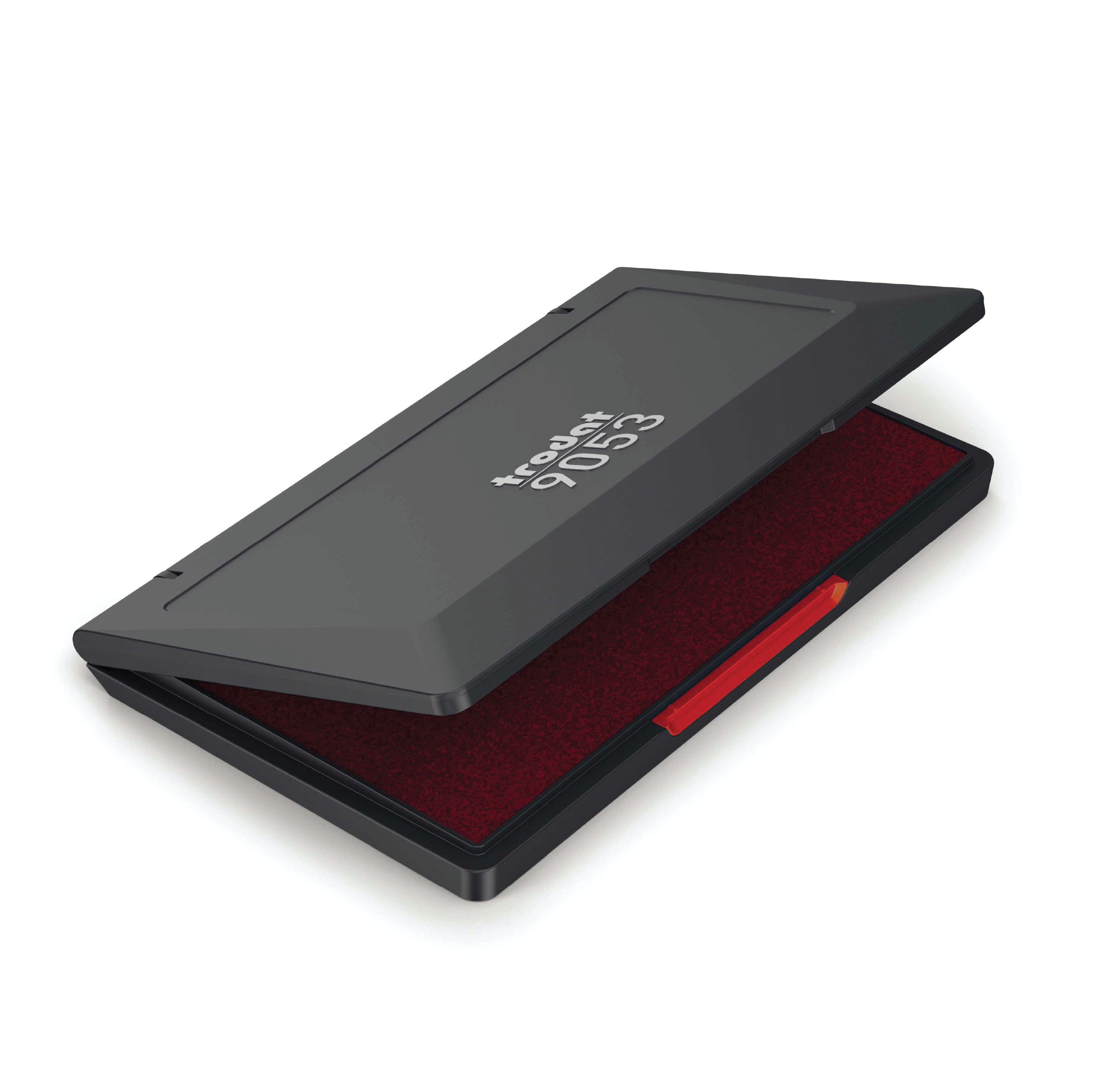 Trodat 9053 Rubber Hand stamp pad Red ink