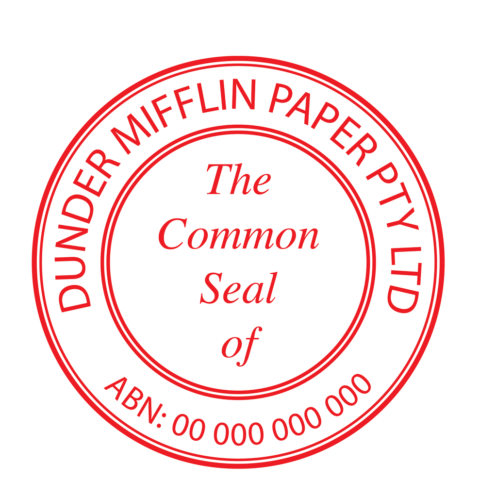red Common Seal Stamps