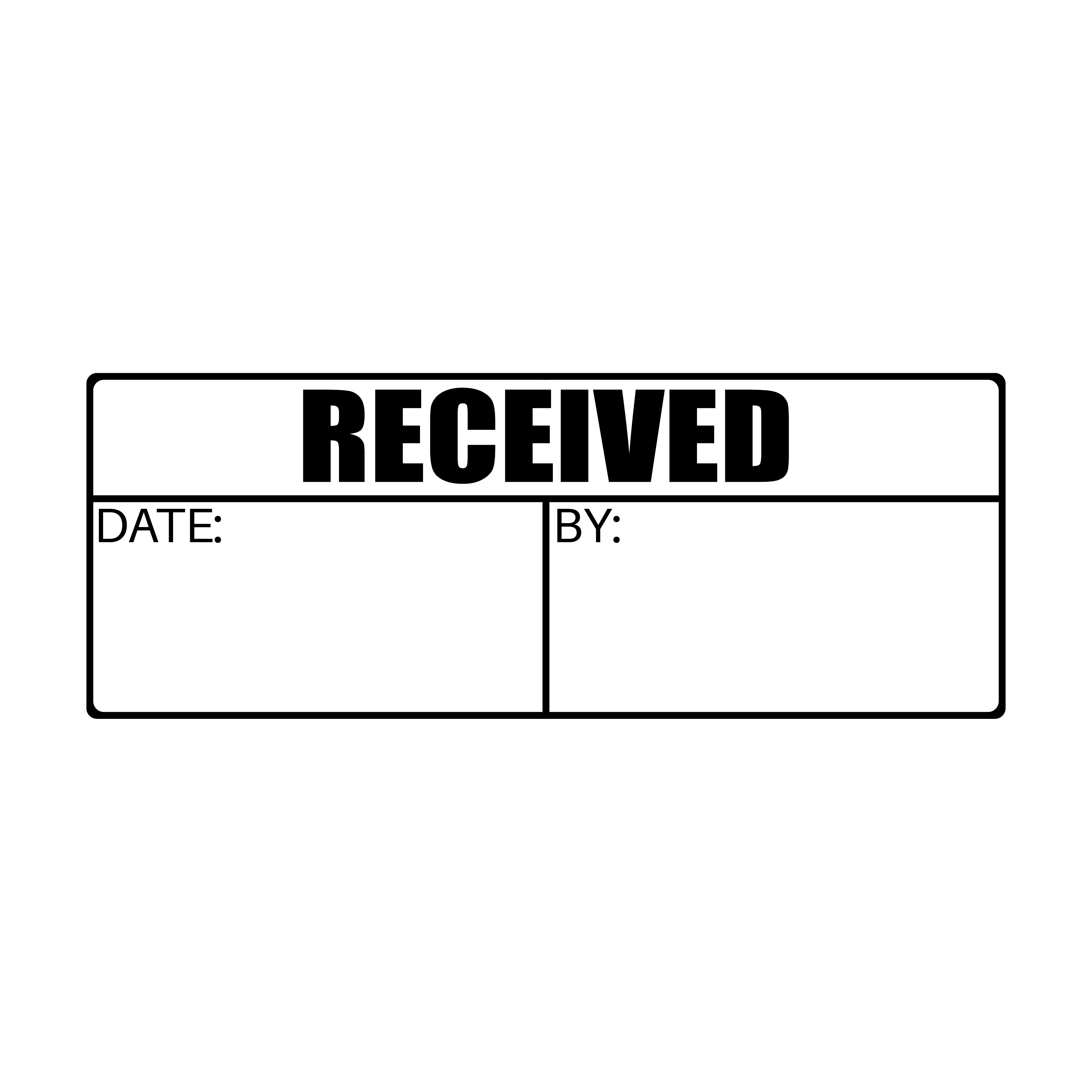 Received With Date Received Date By Stamp – Stamp Lab