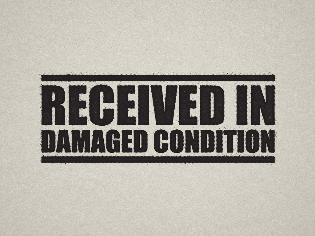 Damage. Check Stamp Received In Damaged Condition Stamp – Stamp Lab
