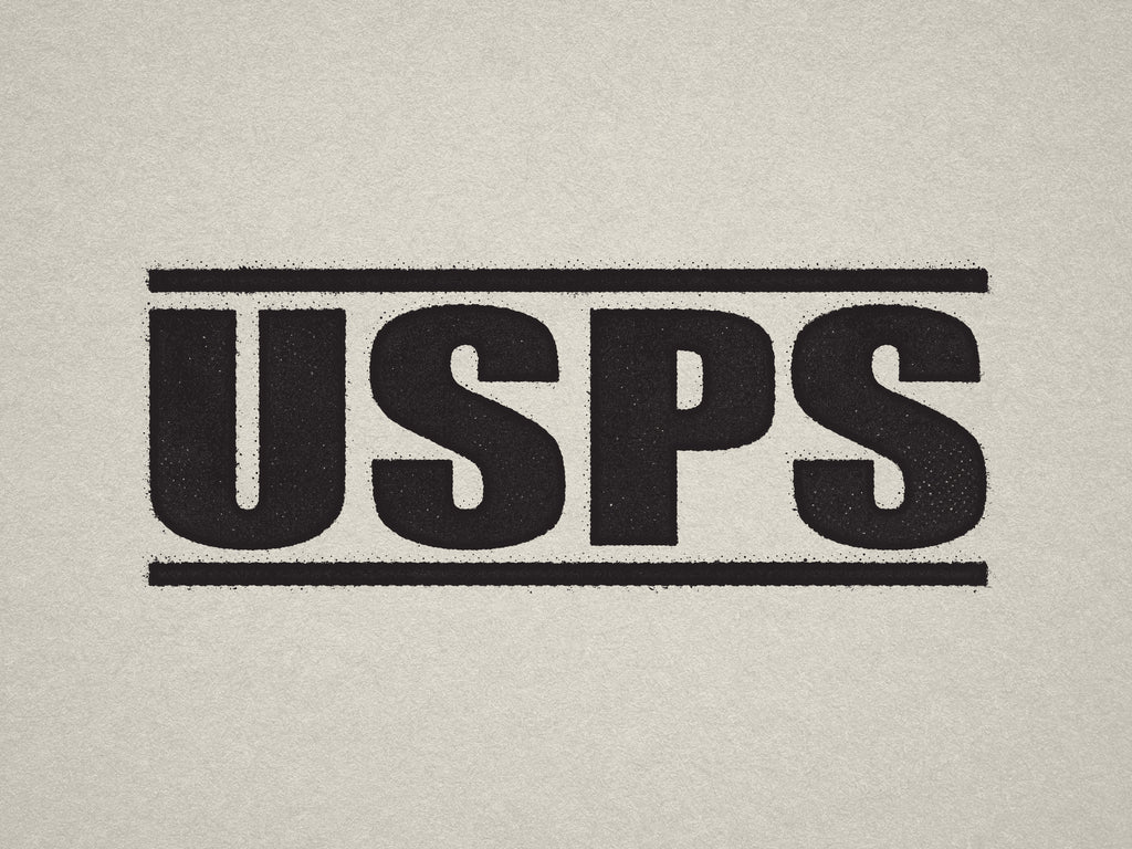 Black USPS Stamp