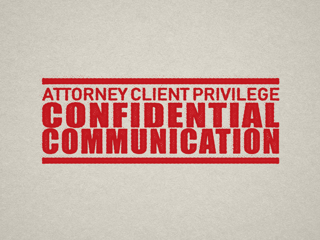 Attorney Client Privilege Stamp – Stamp Lab