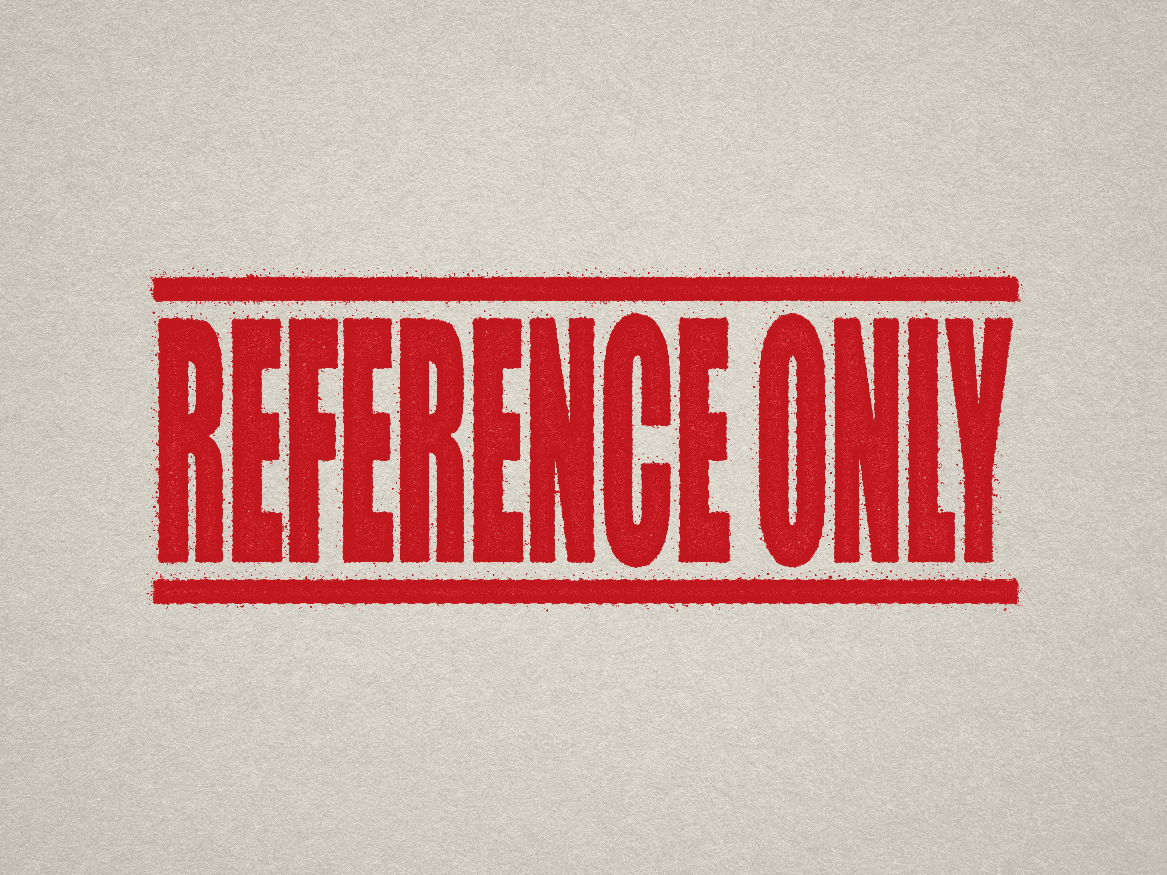 Reference Text Only Reference Only Stamp – Stamp Lab
